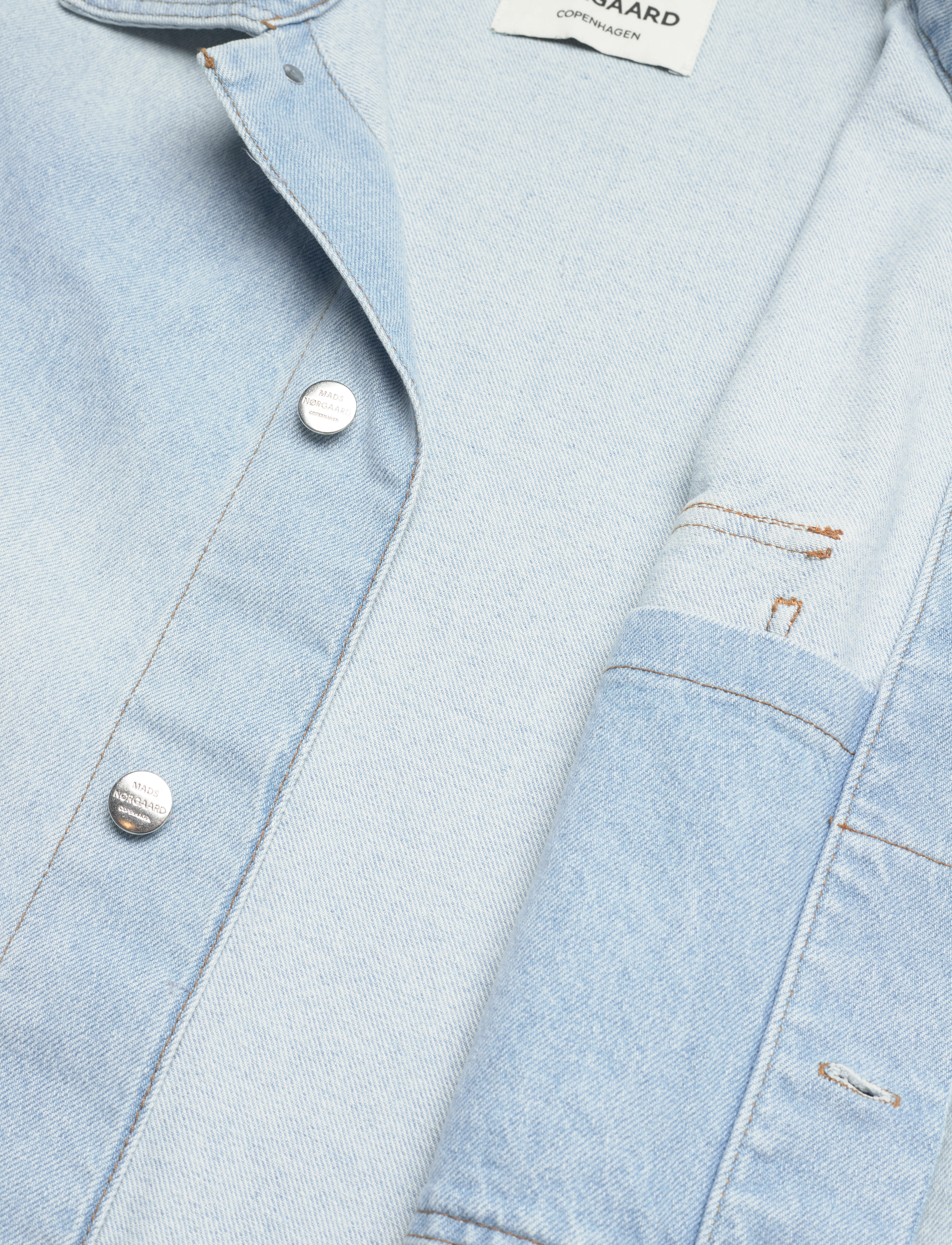 Mads Nørgaard - Bles Denim Johnny Jacket - bright blue denim - 4