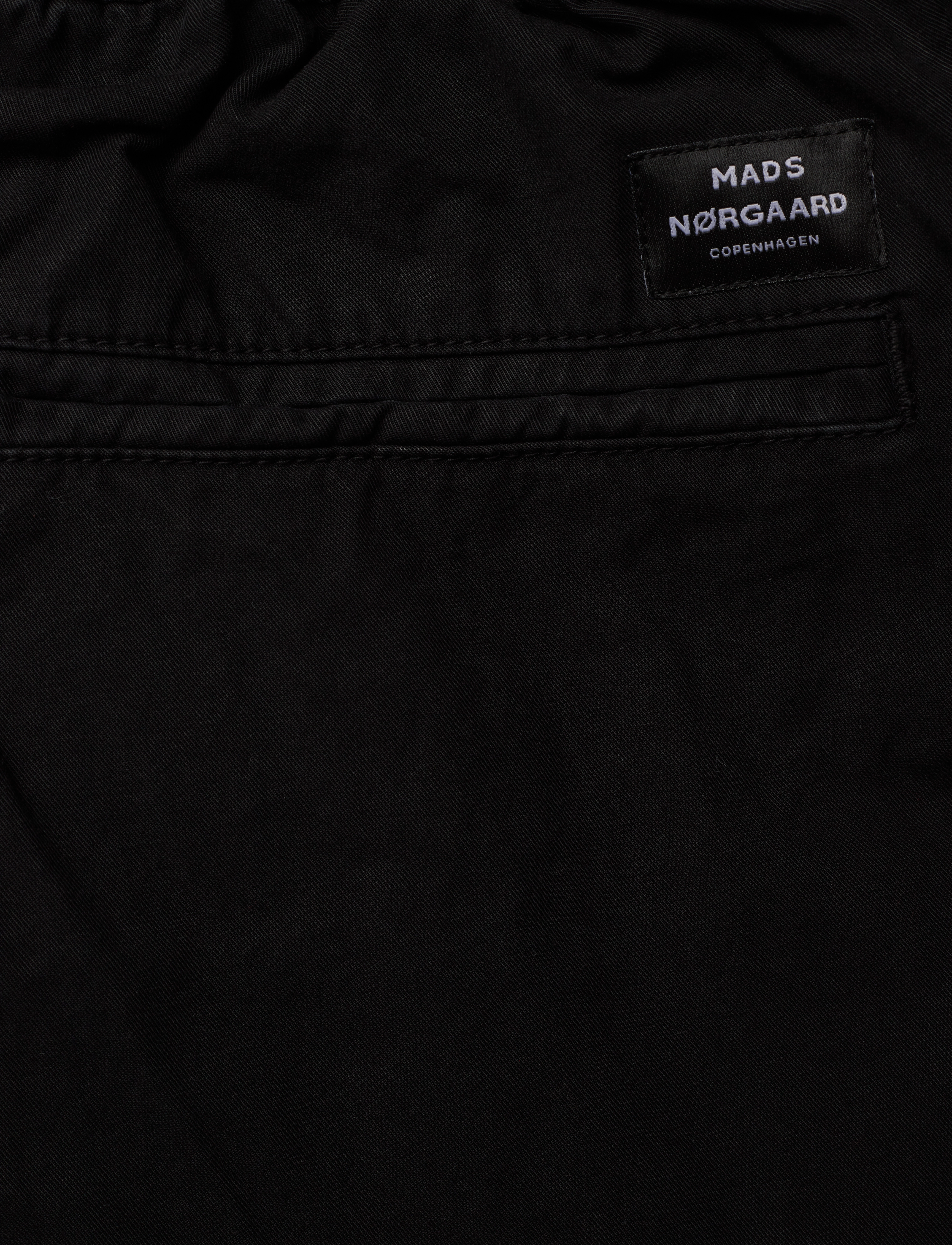 Mads Nørgaard - Fine Twill  Hektor Pants - black - 4