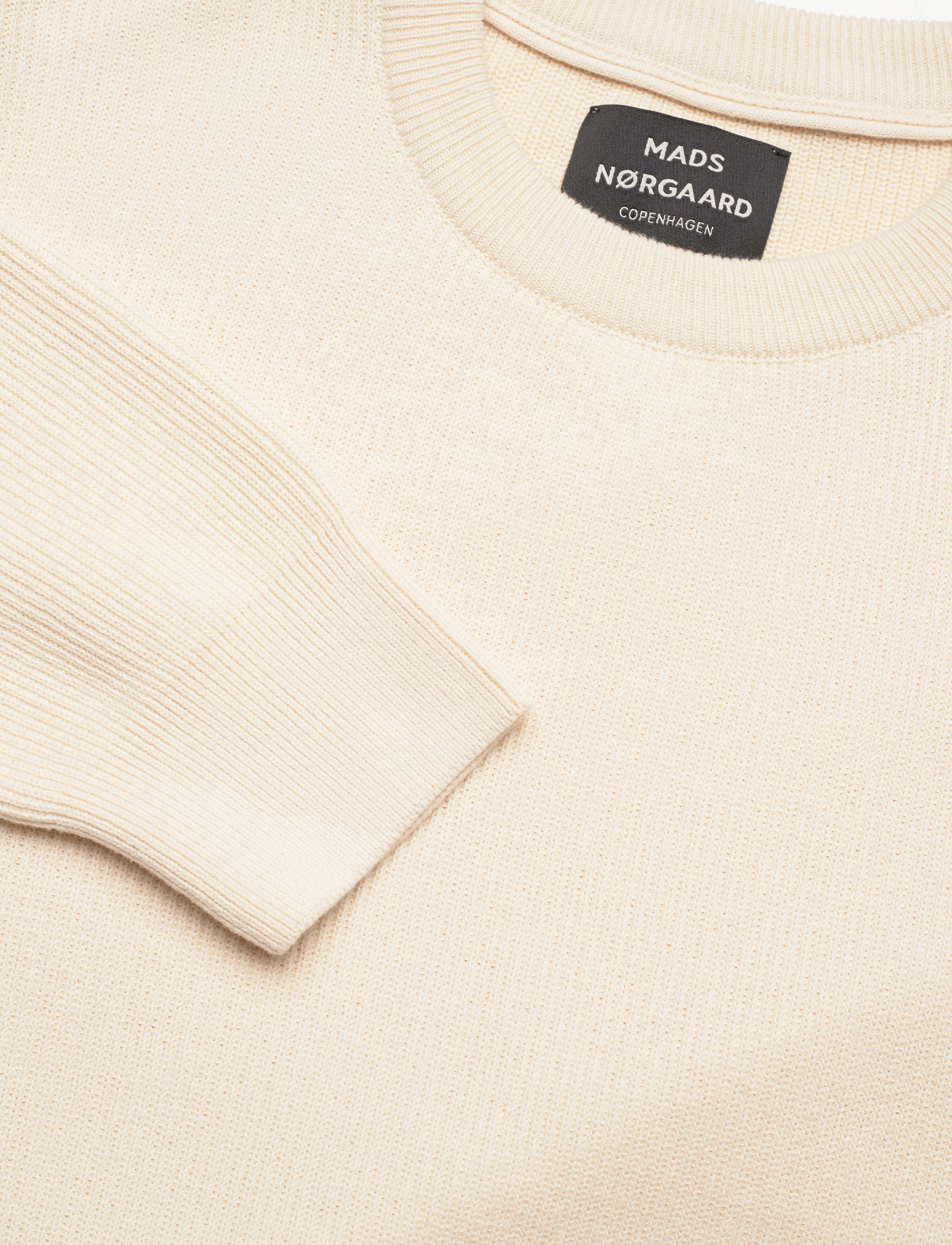 Mads Nørgaard - Tight Cotton Emil Knit - birch - 2