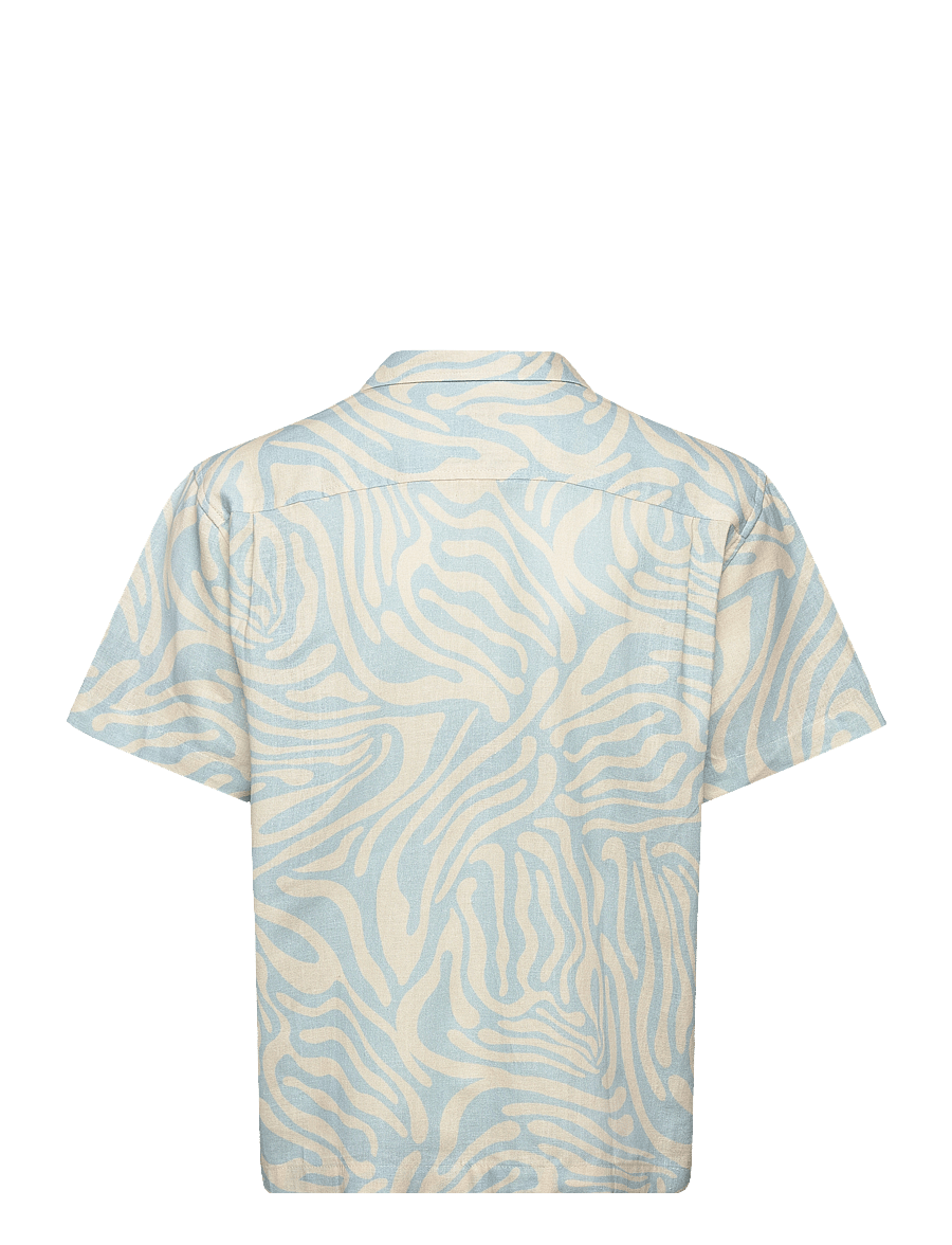 Mads Nørgaard - Armando Kenni AOP Shirt - dream blue/birtch aop - 1