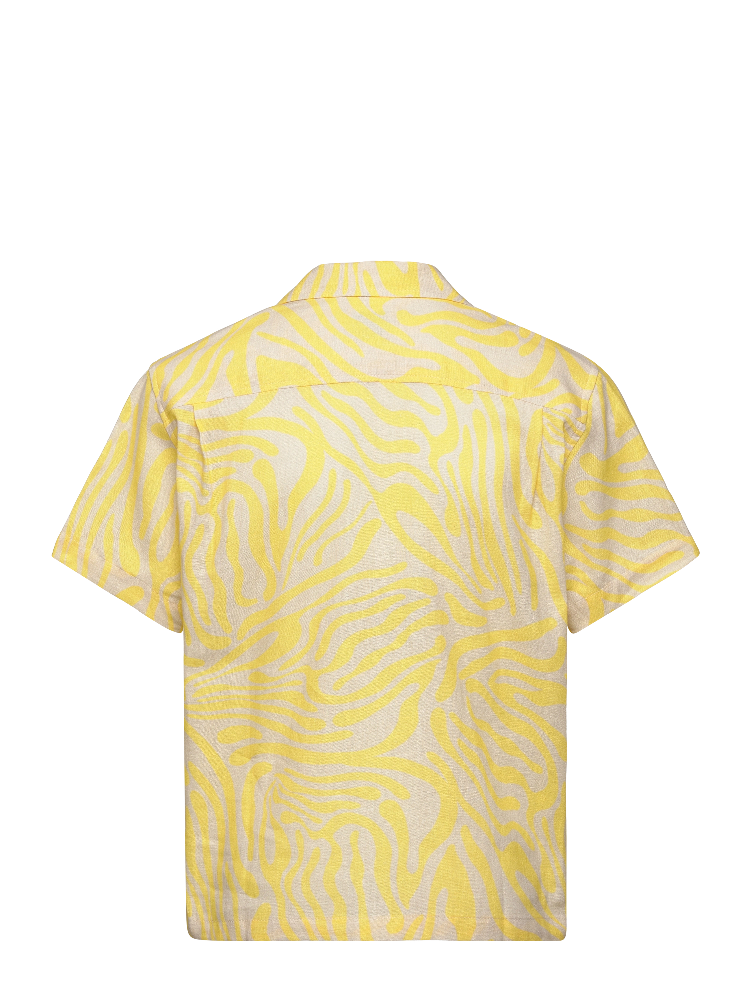 Mads Nørgaard - Armando Kenni AOP Shirt - lemon zest/birch aop - 1