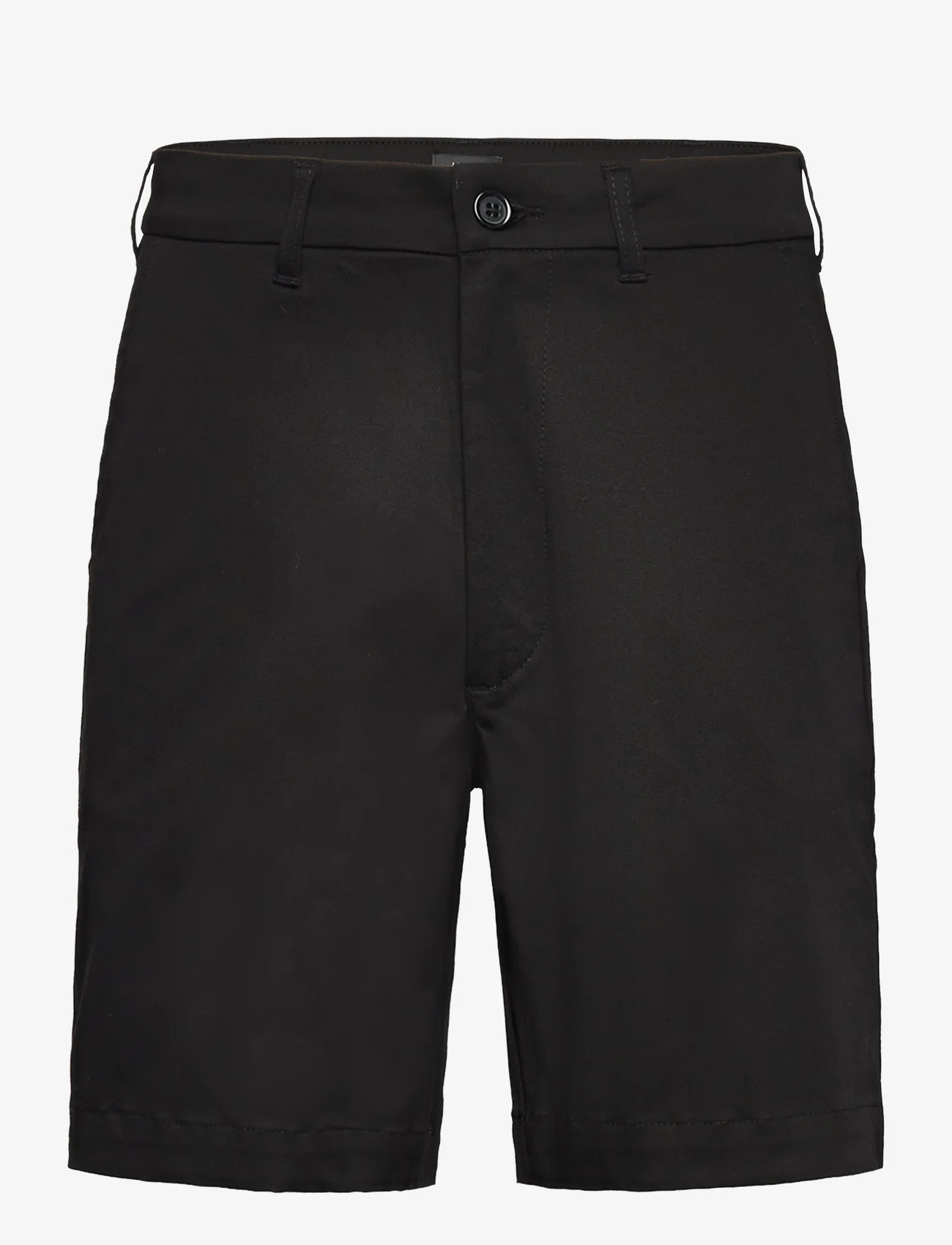 Mads Nørgaard - Cotton Twill Stretch Elias Shorts - nordic style - black - 0