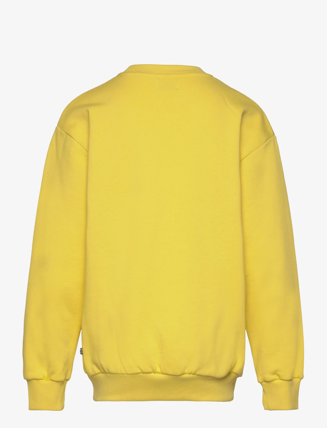 Mads Nørgaard - Organic Sweat Sonar Badge Sweatshirt - sweatshirts - lemon zest - 1
