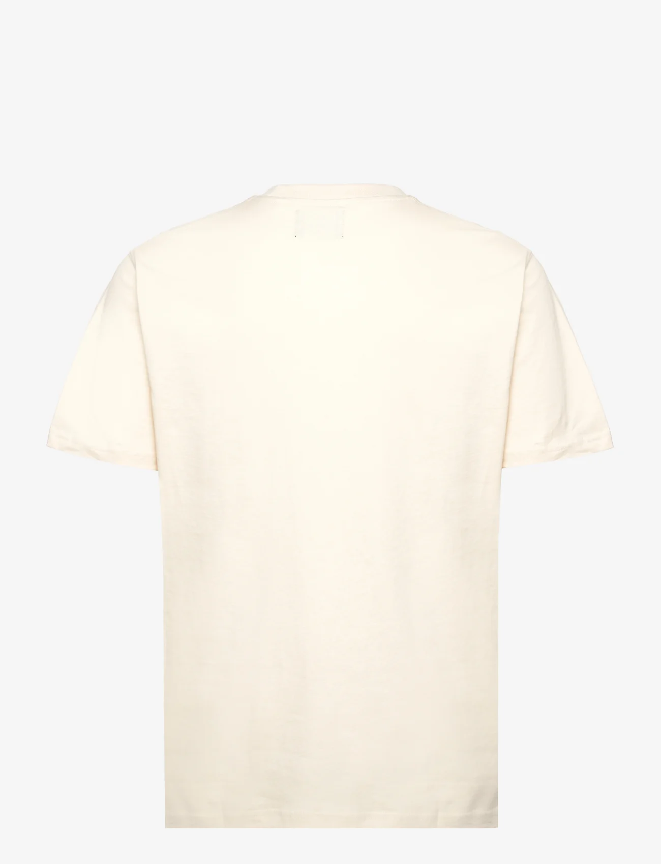 Mads Nørgaard - Cotton Jersey Thorbjørn R Embroidery Tee - nordic style - birch - 1
