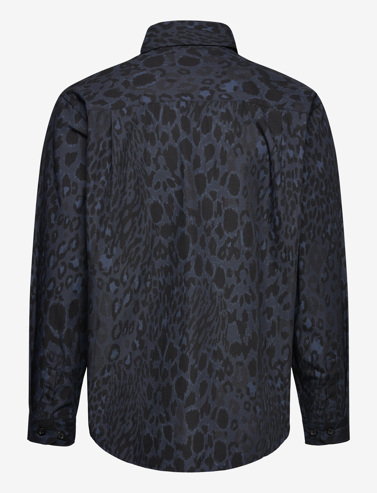 Mads Nørgaard - Armando Svano AOP Shirt - langærmede skjorter - sargasso sea/black aop - 1