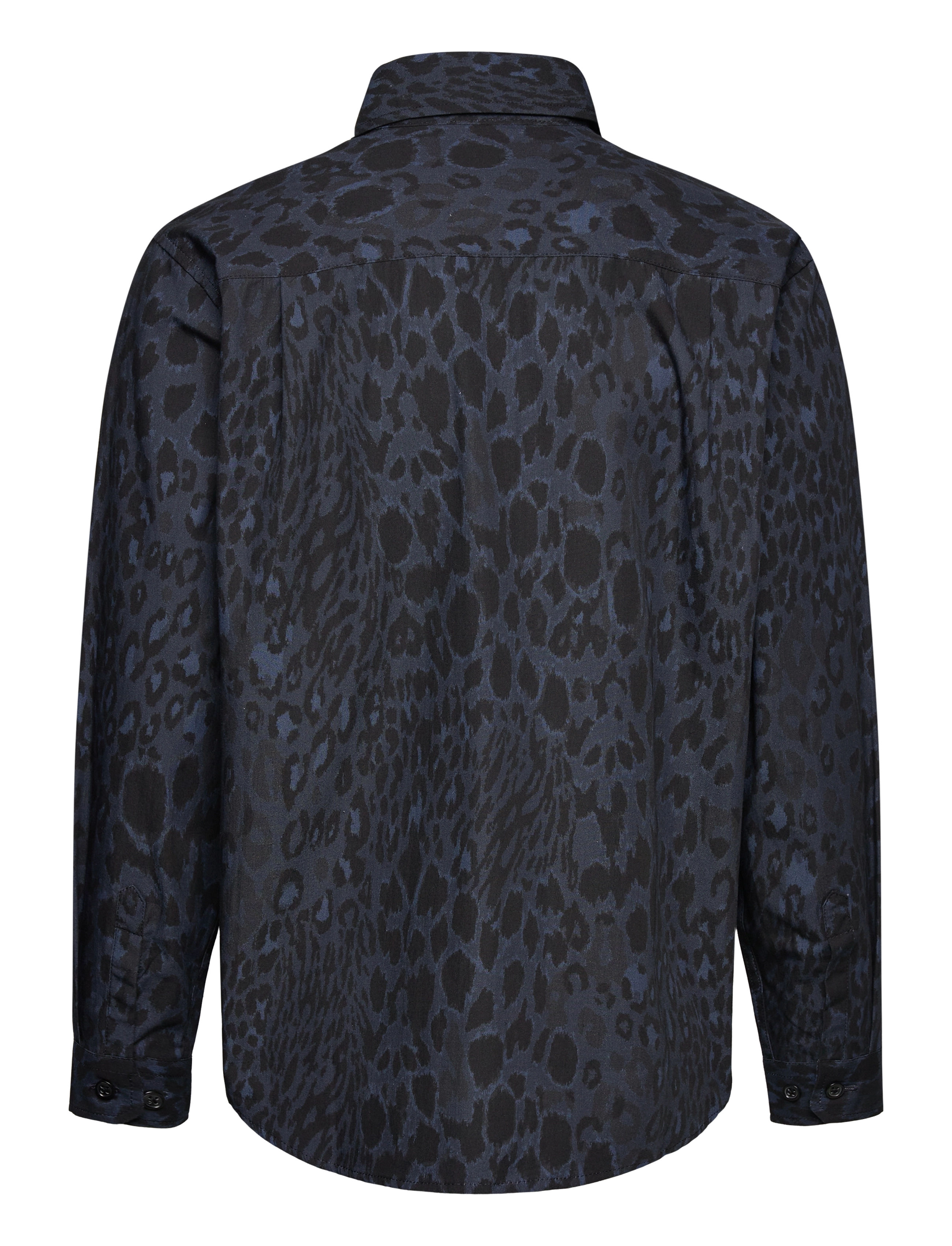 Mads Nørgaard - Armando Svano AOP Shirt - overhemden met lange mouwen - sargasso sea/black aop - 1
