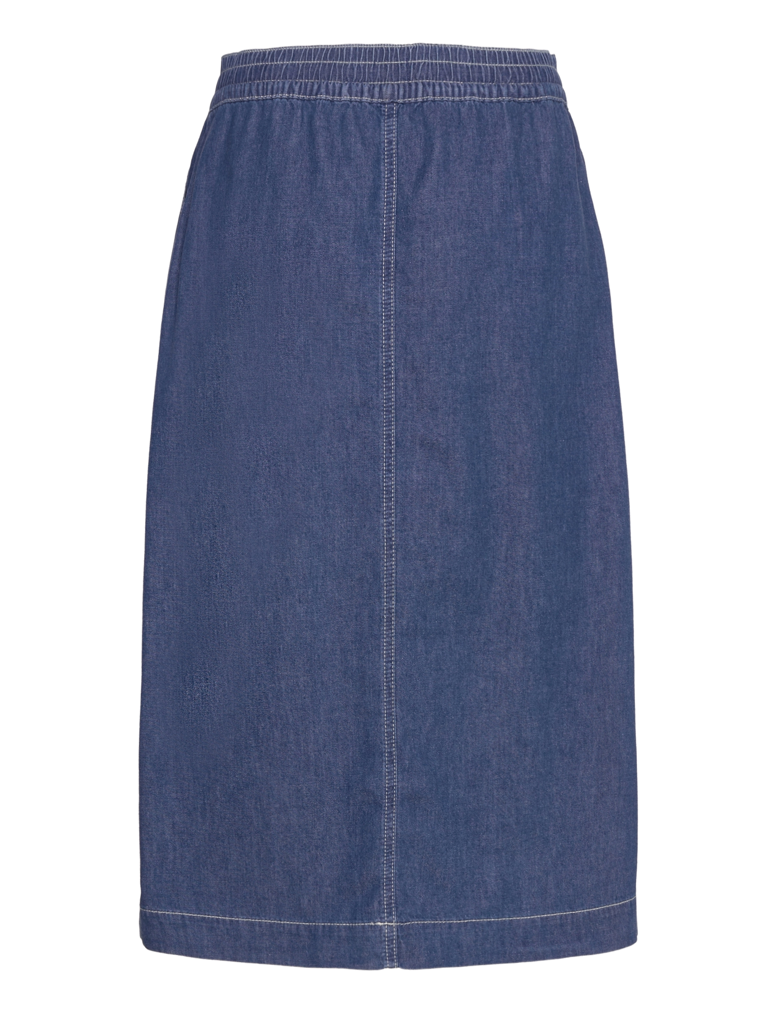 Mads Nørgaard - Air Denim Luni Skirt - mid blue denim - 1
