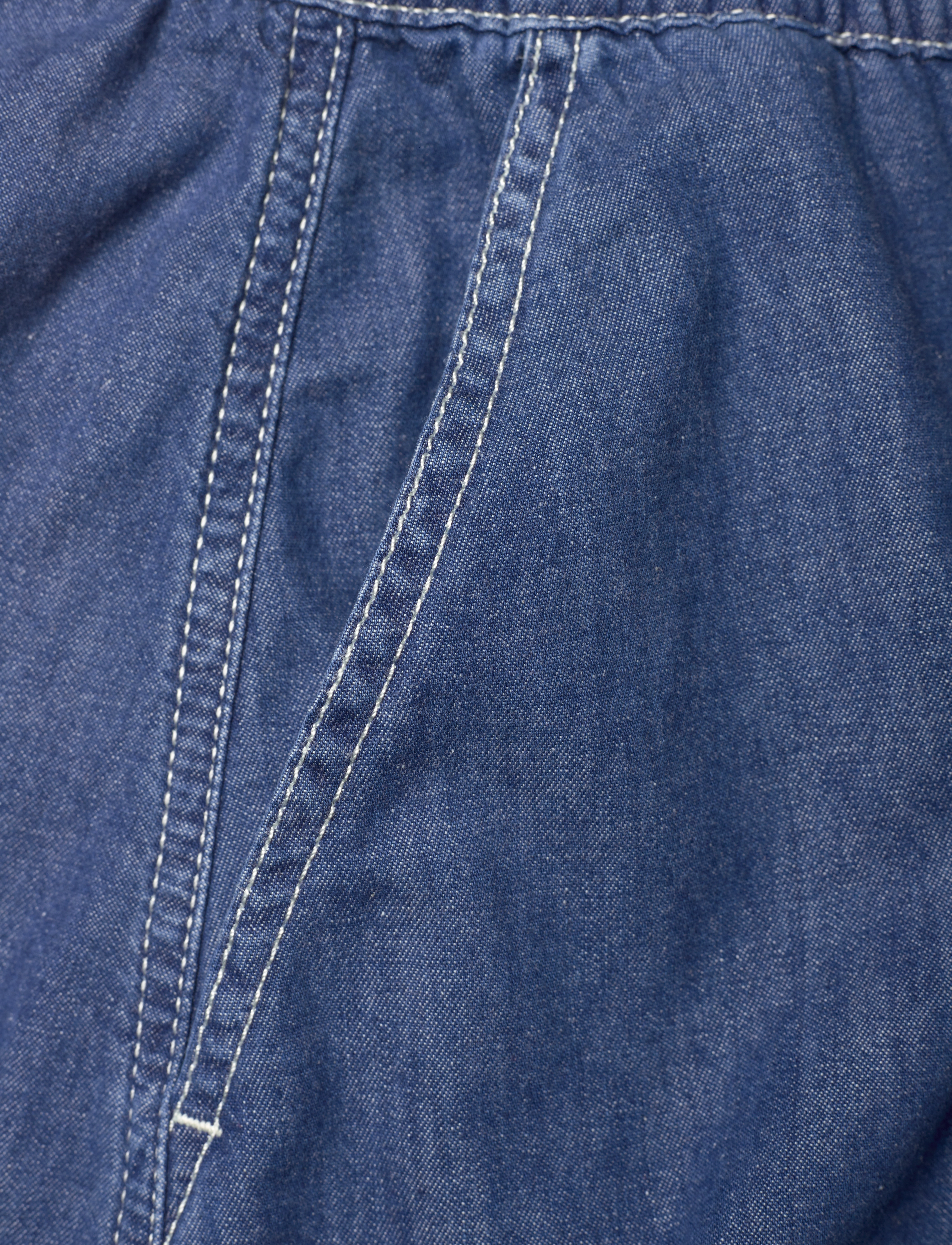 Mads Nørgaard - Air Denim Luni Skirt - mid blue denim - 2