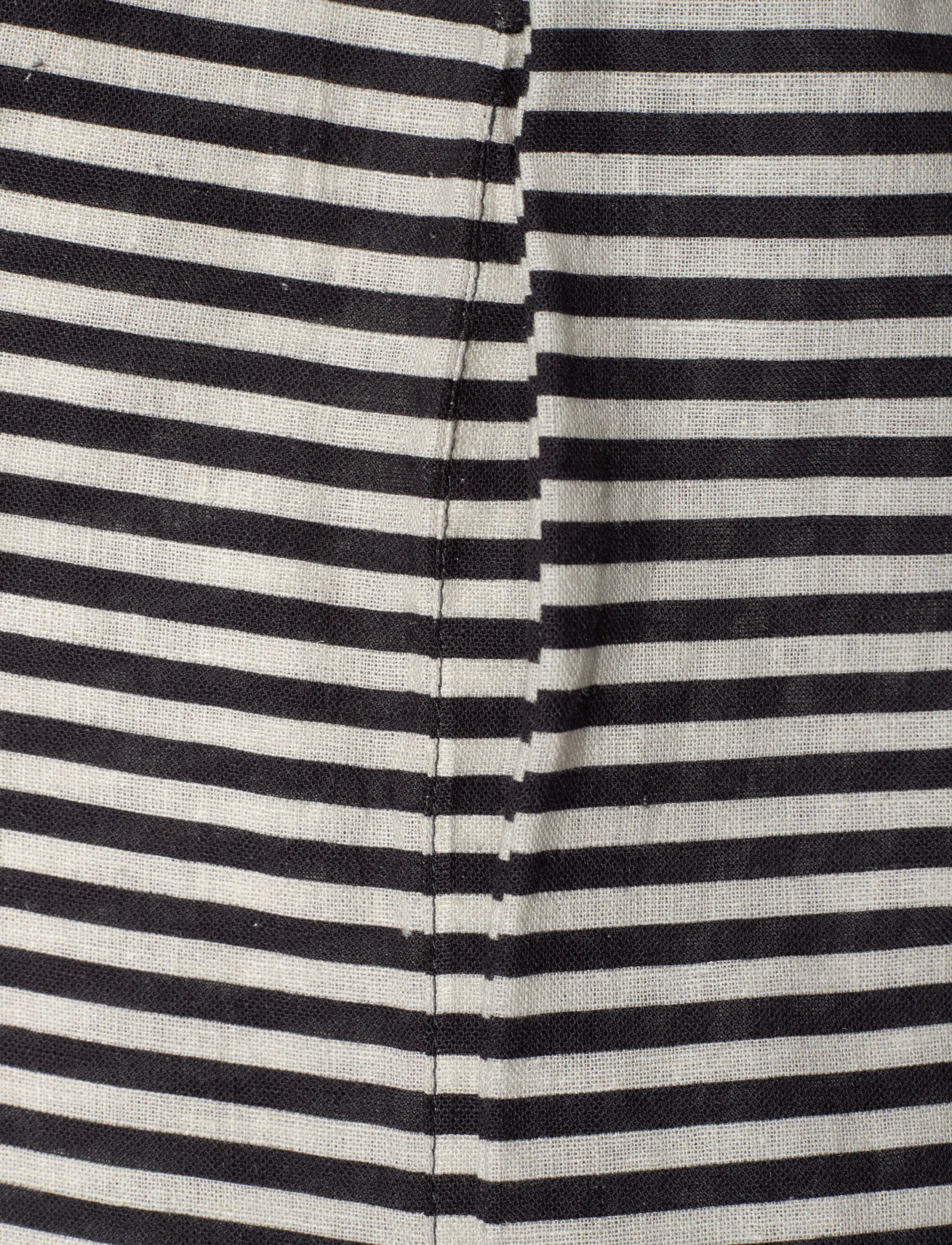 Mads Nørgaard - Colin Mana Dress AOP - midi kjoler - stripe aop/black - 5