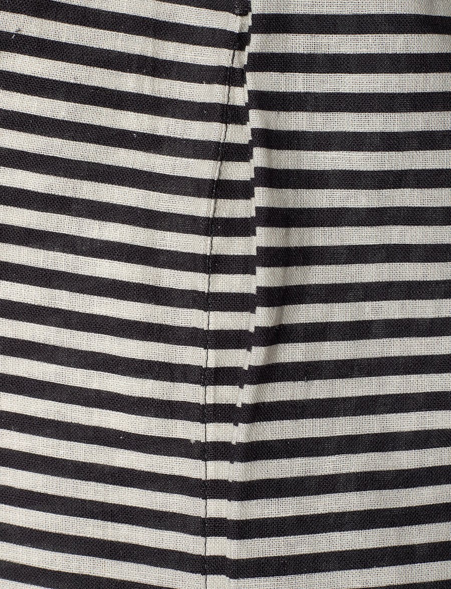 Mads Nørgaard - Colin Mana Dress AOP - midiklänningar - stripe aop/black - 5
