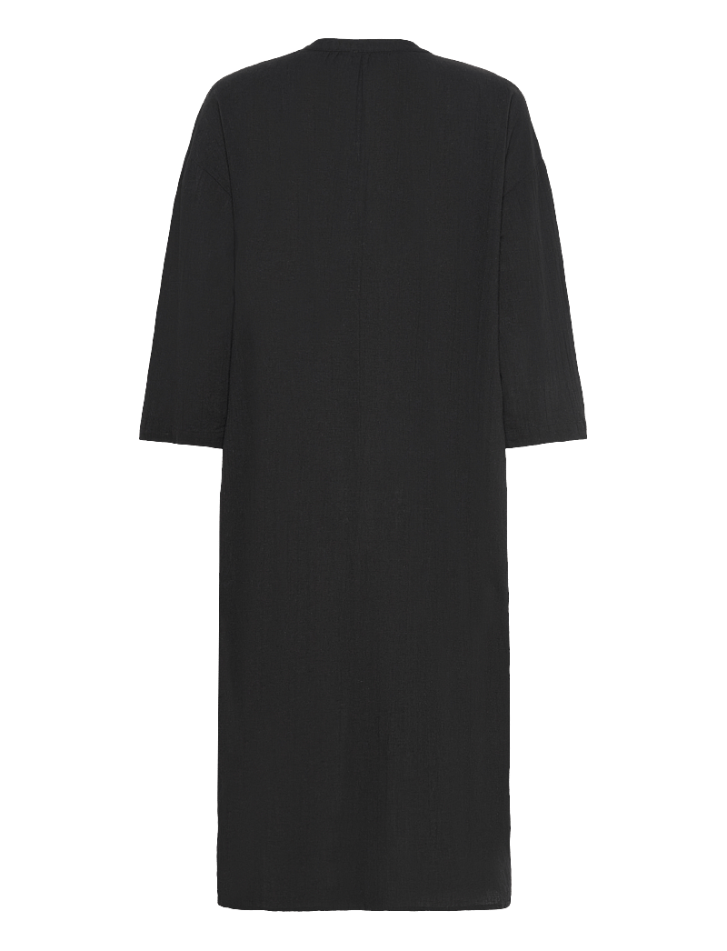 Mads Nørgaard - Colin Mana Dress - midiklänningar - black - 1