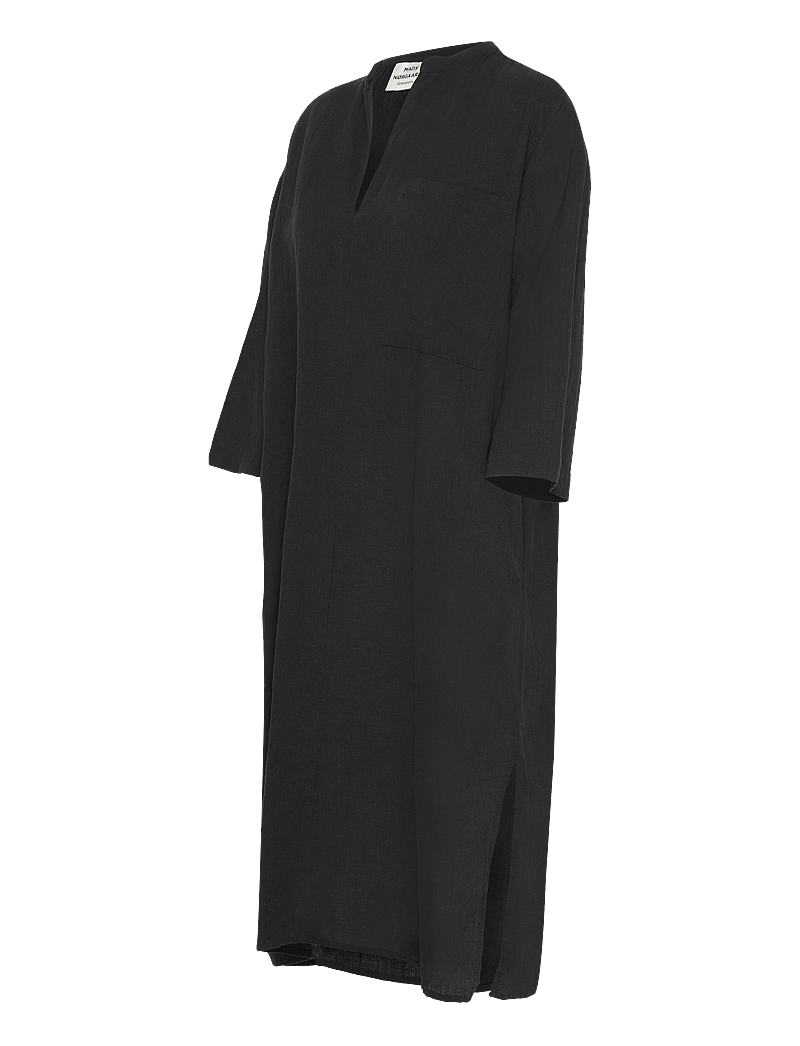 Mads Nørgaard - Colin Mana Dress - midiklänningar - black - 2