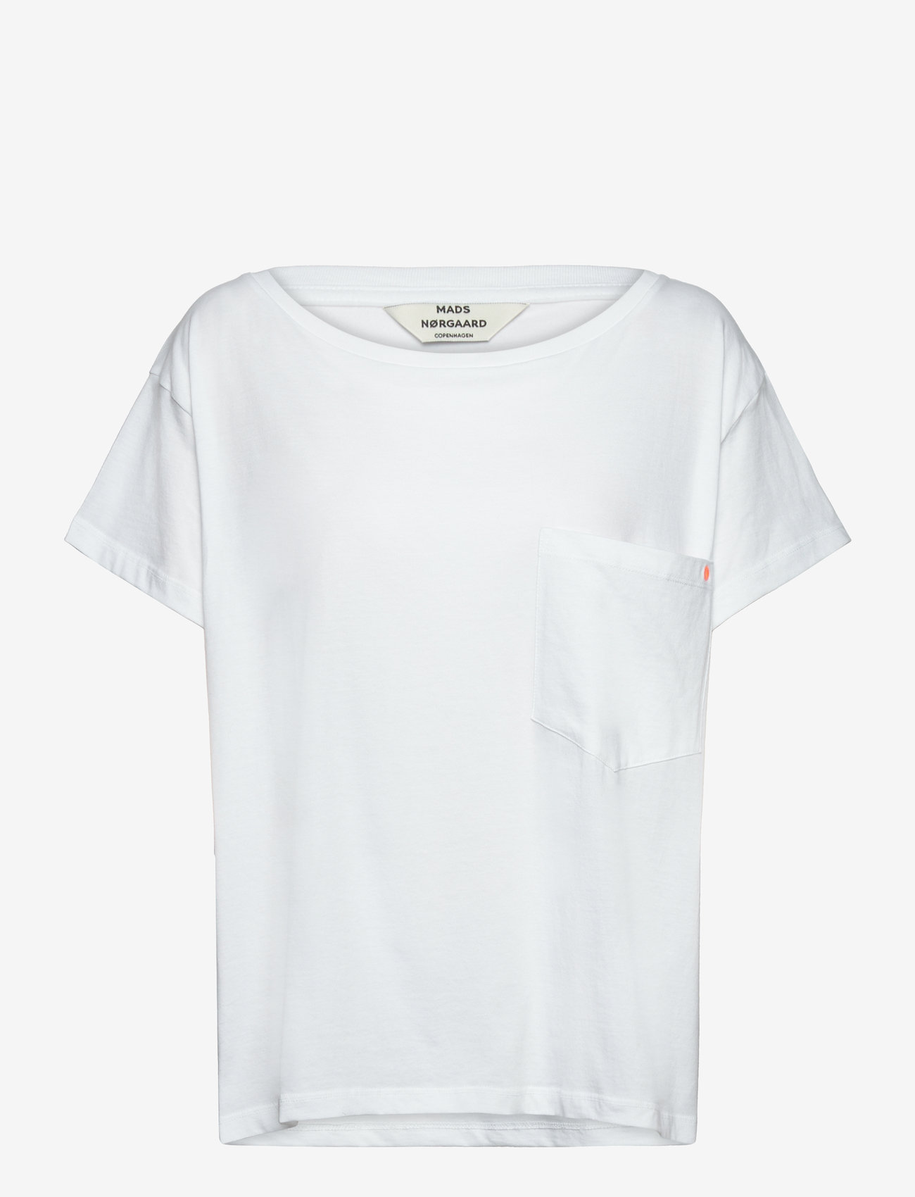 Mads Nørgaard - Organic Jersey Torva Tee - marškinėliai - white - 0