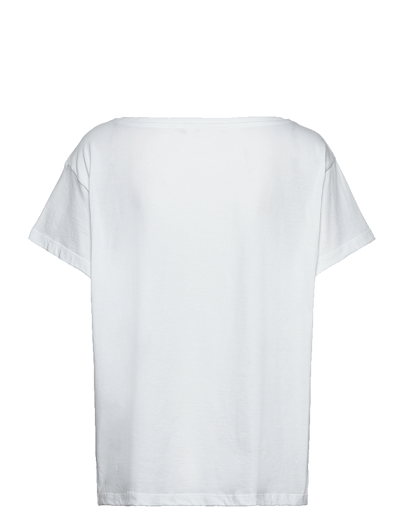 Mads Nørgaard - Organic Jersey Torva Tee - t-shirts - white - 1