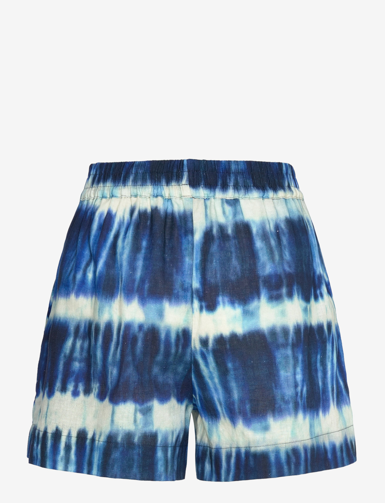 Mads Nørgaard - Colin Lora Shorts AOP - casual shorts - tie dye stripe aop merthyl blu - 1