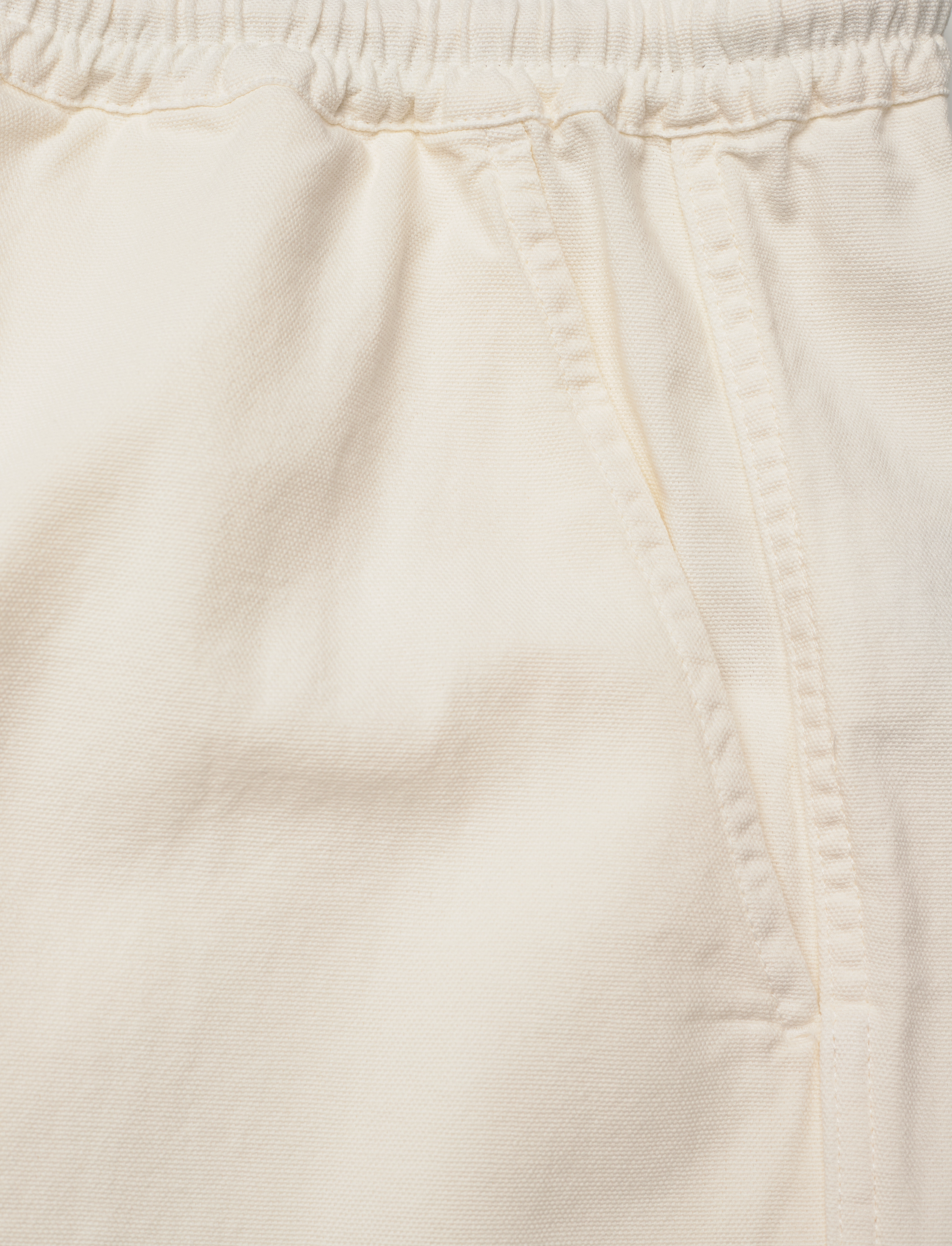 Mads Nørgaard - Dyed Canvas Beach Shorts - vanilla ice - 2