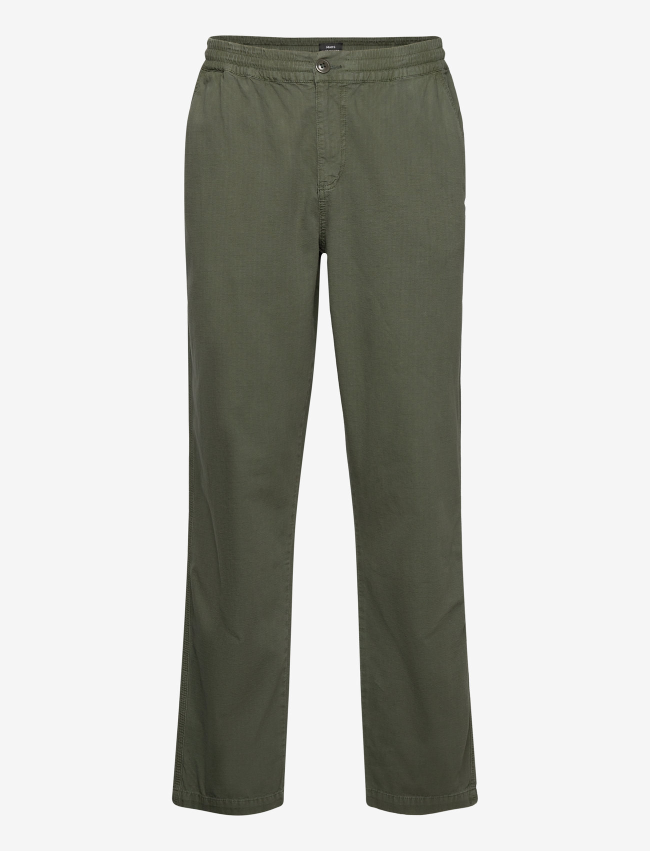 Mads Nørgaard - Cotton Ripstop Hektor Pants - casual byxor - olive night - 0