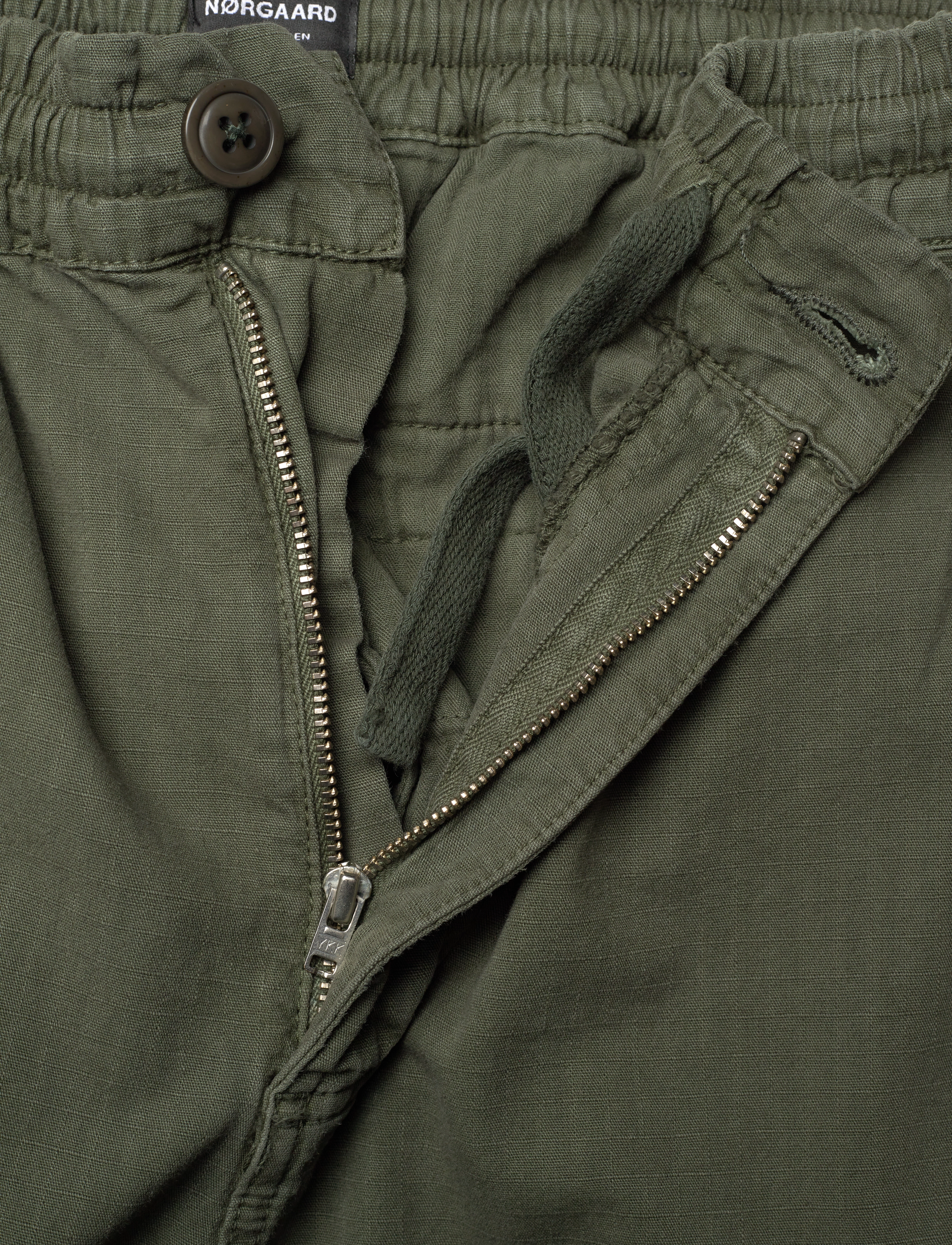 Mads Nørgaard - Cotton Ripstop Hektor Pants - spodnie na co dzień - olive night - 3