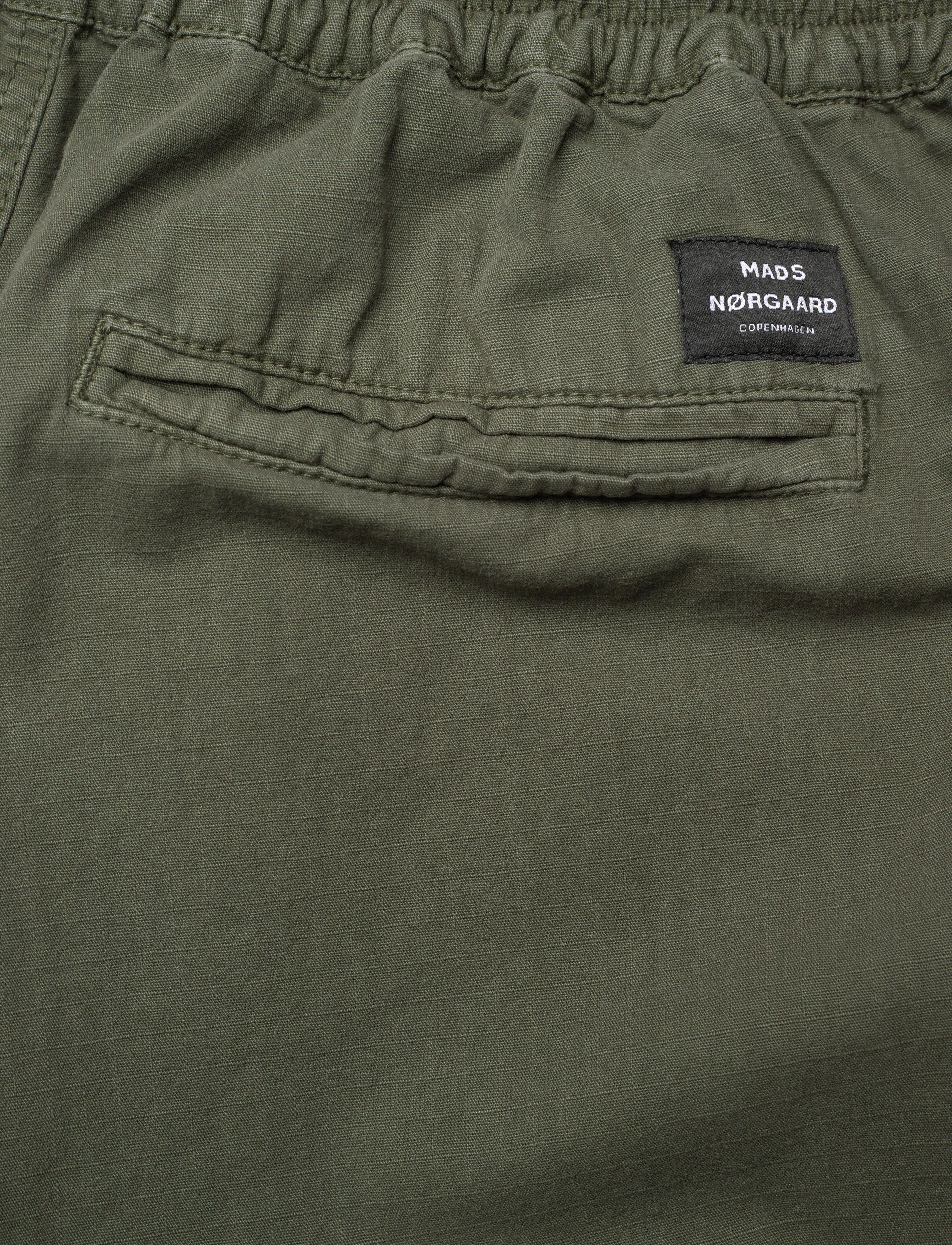 Mads Nørgaard - Cotton Ripstop Hektor Pants - spodnie na co dzień - olive night - 4