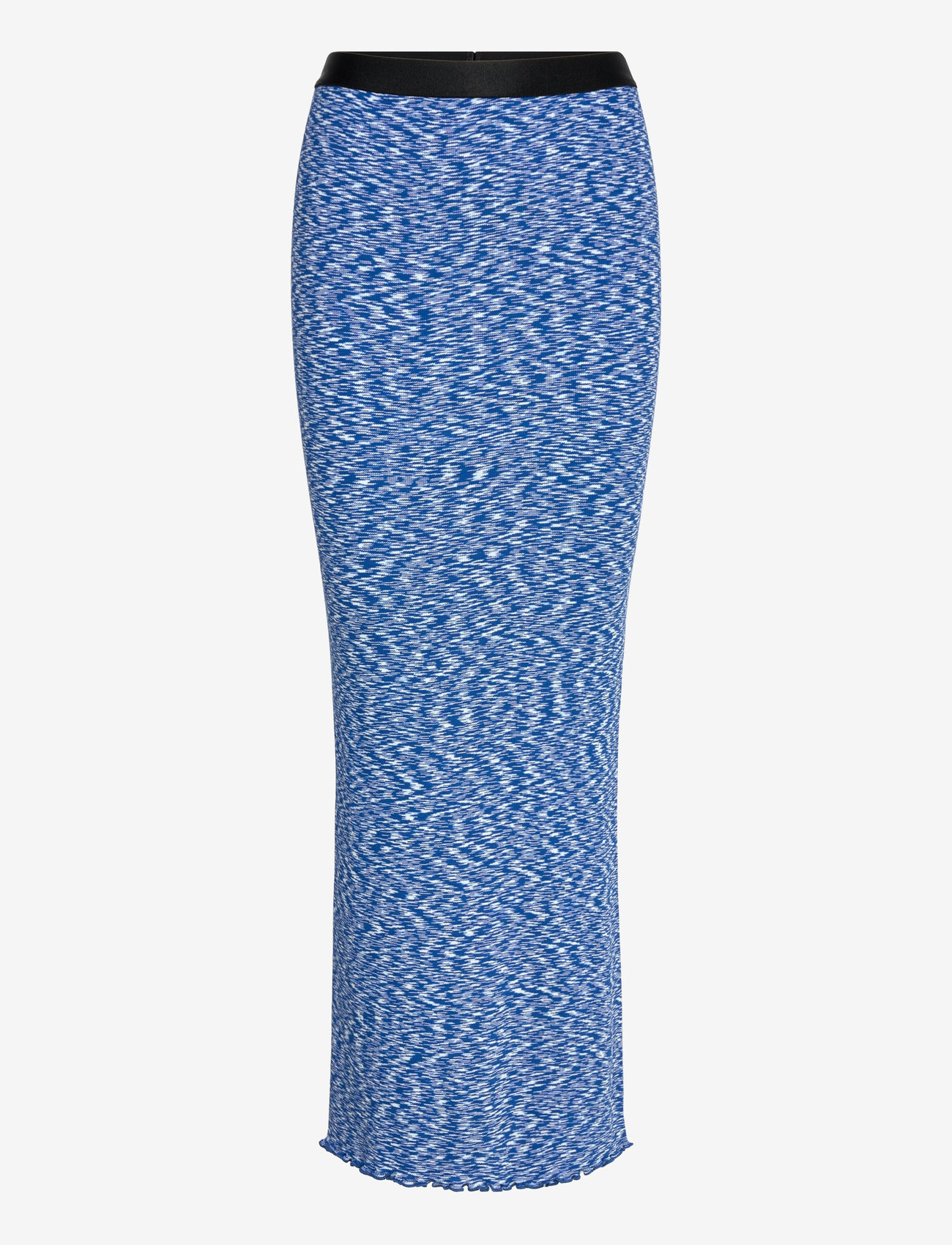 Mads Nørgaard - 2x2 Cotton Space Maxine Skirt - strikkede nederdele - multi blue - 0