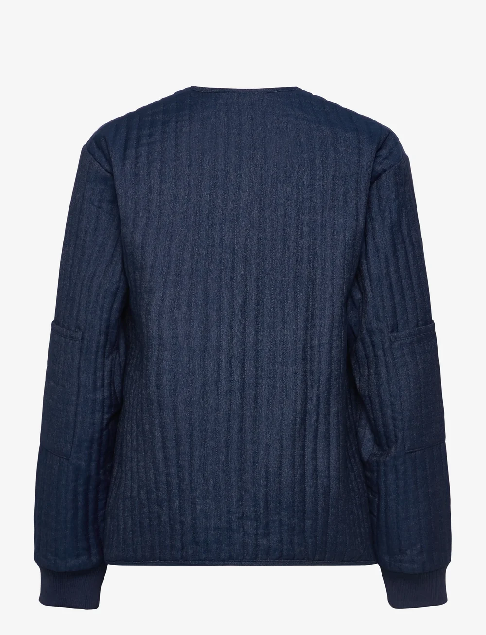 Mads Nørgaard - Light Denim Harue Jacket - quilted jackets - sargasso sea - 1