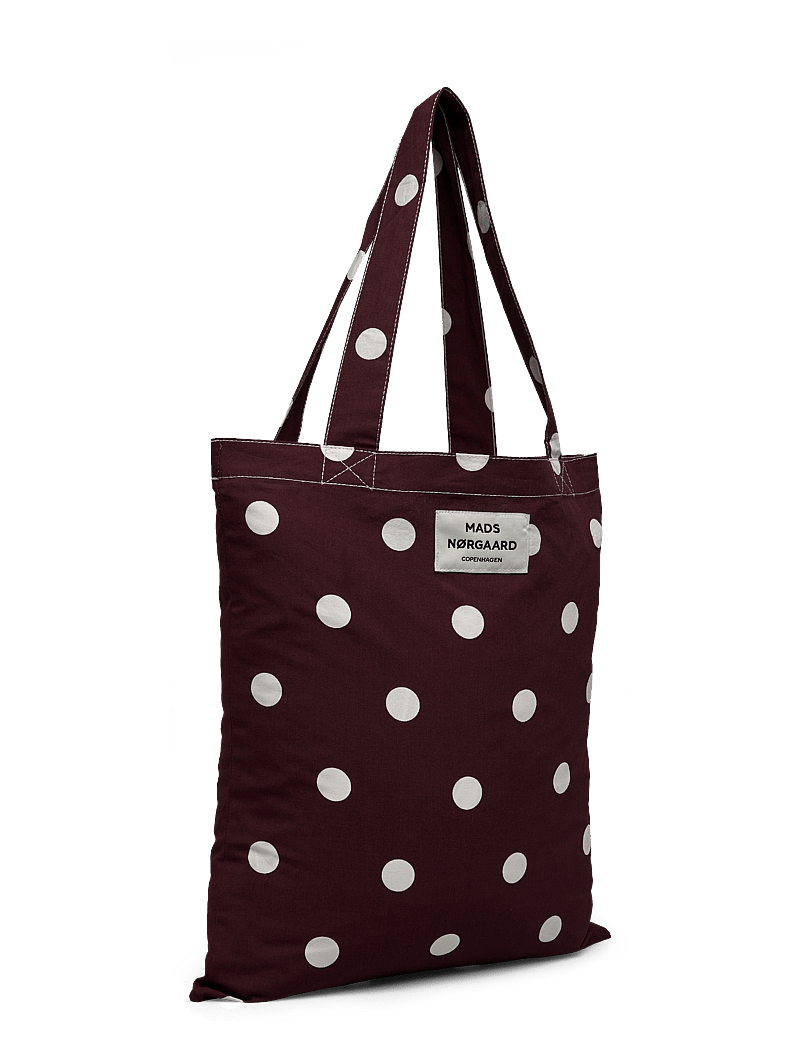 Mads Nørgaard - Sacky Atoma Bag - tote-stiilis kotid - dot aop sassafras/white alyssu - 2