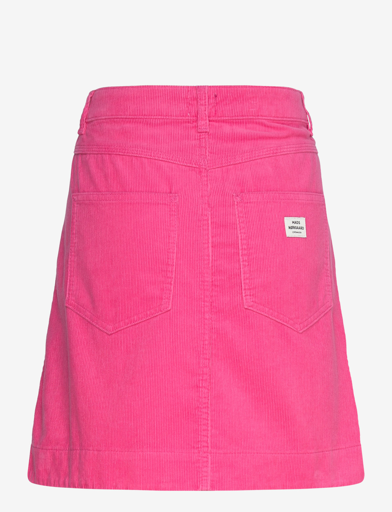 Mads Nørgaard - Mini Cord Riva Skirt - carmine rose - 1