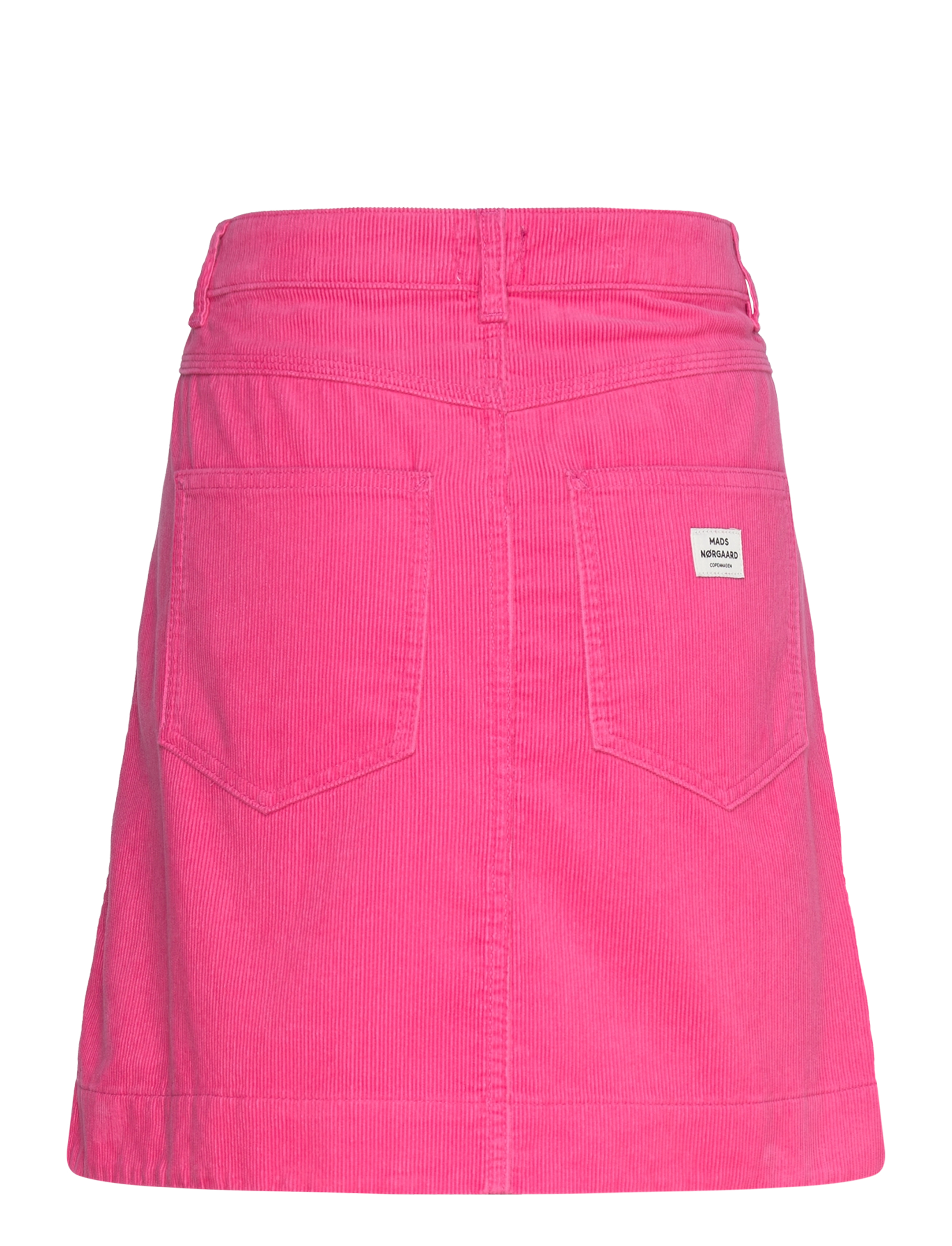 Mads Nørgaard - Mini Cord Riva Skirt - carmine rose - 1