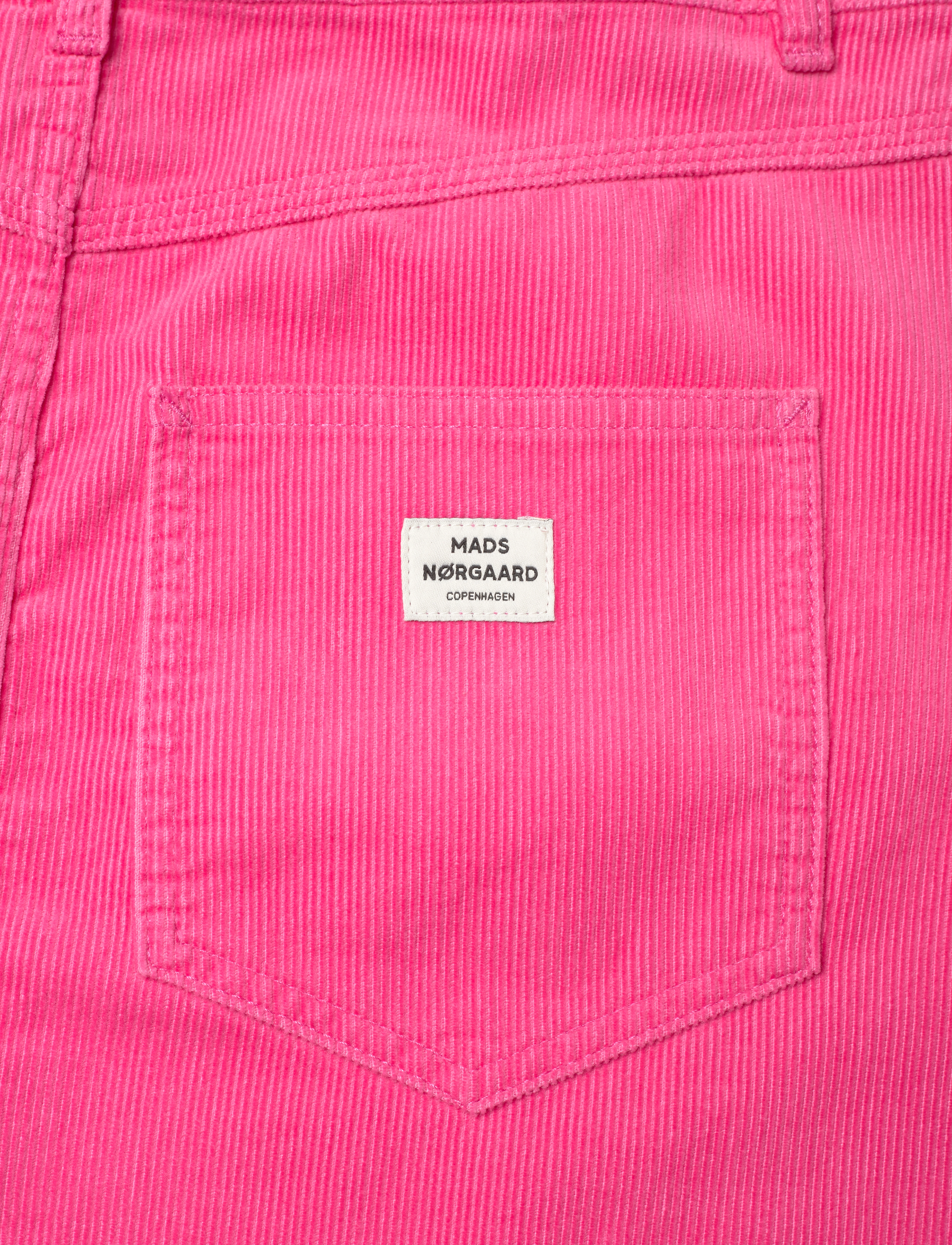 Mads Nørgaard - Mini Cord Riva Skirt - carmine rose - 4