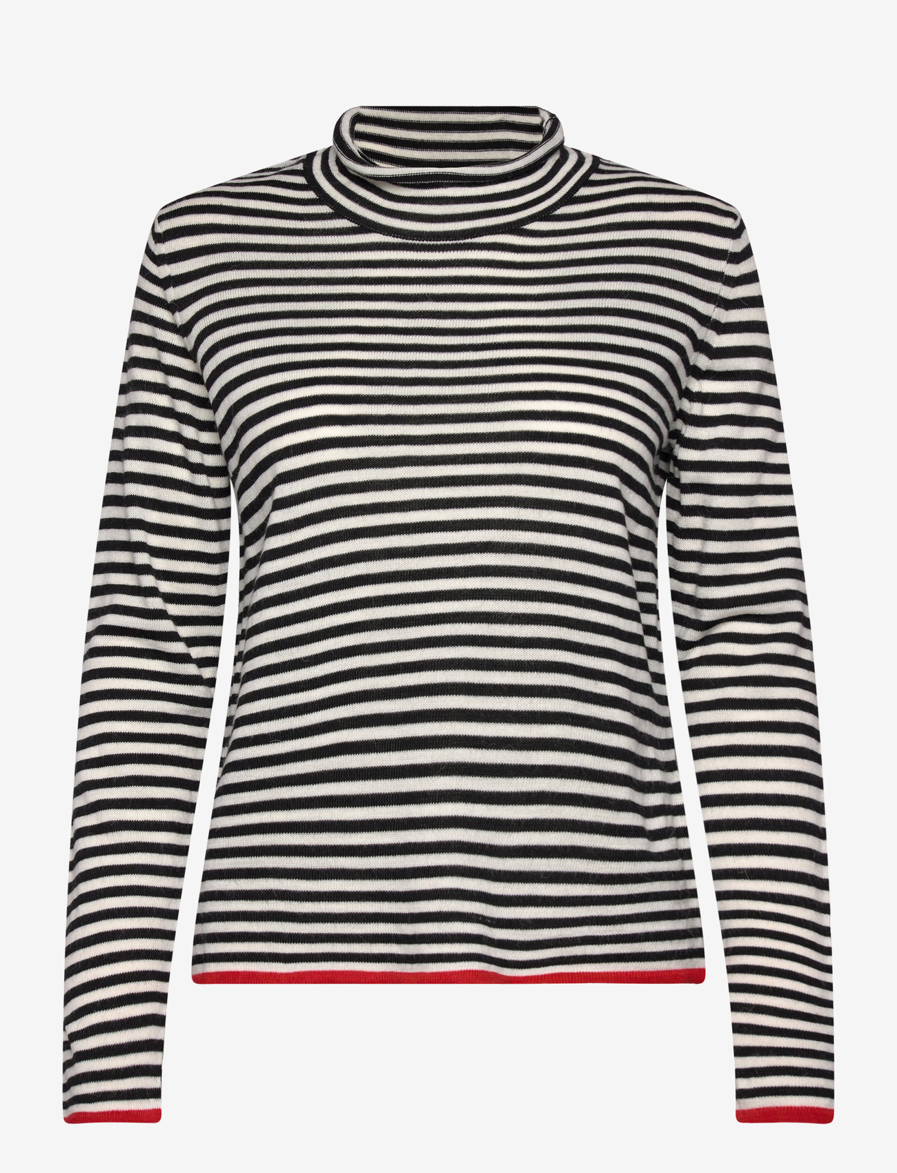 Mads Nørgaard - One Stripe Elsa Knit - black/ecru - 0