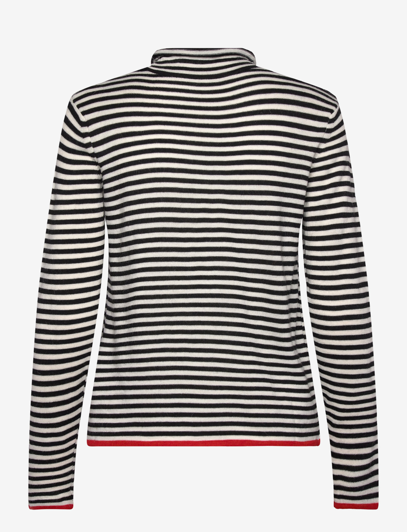 Mads Nørgaard - One Stripe Elsa Knit - black/ecru - 1