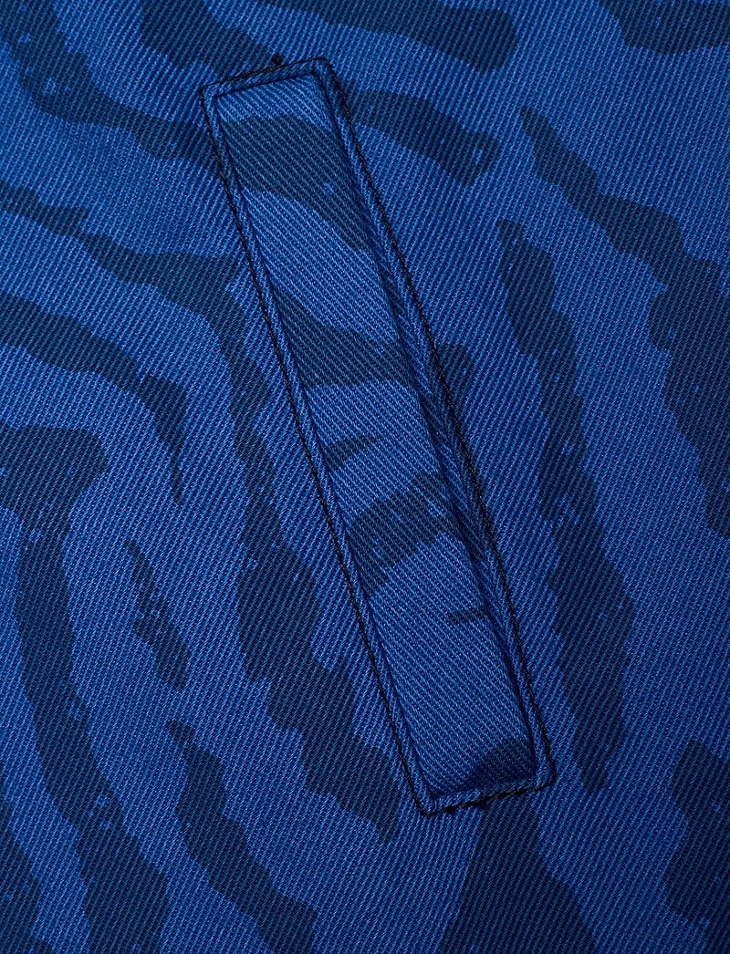 Mads Nørgaard - Sketch Denim Stelly Skirt - jeansröcke - denim zebra aop/olympian blue - 2