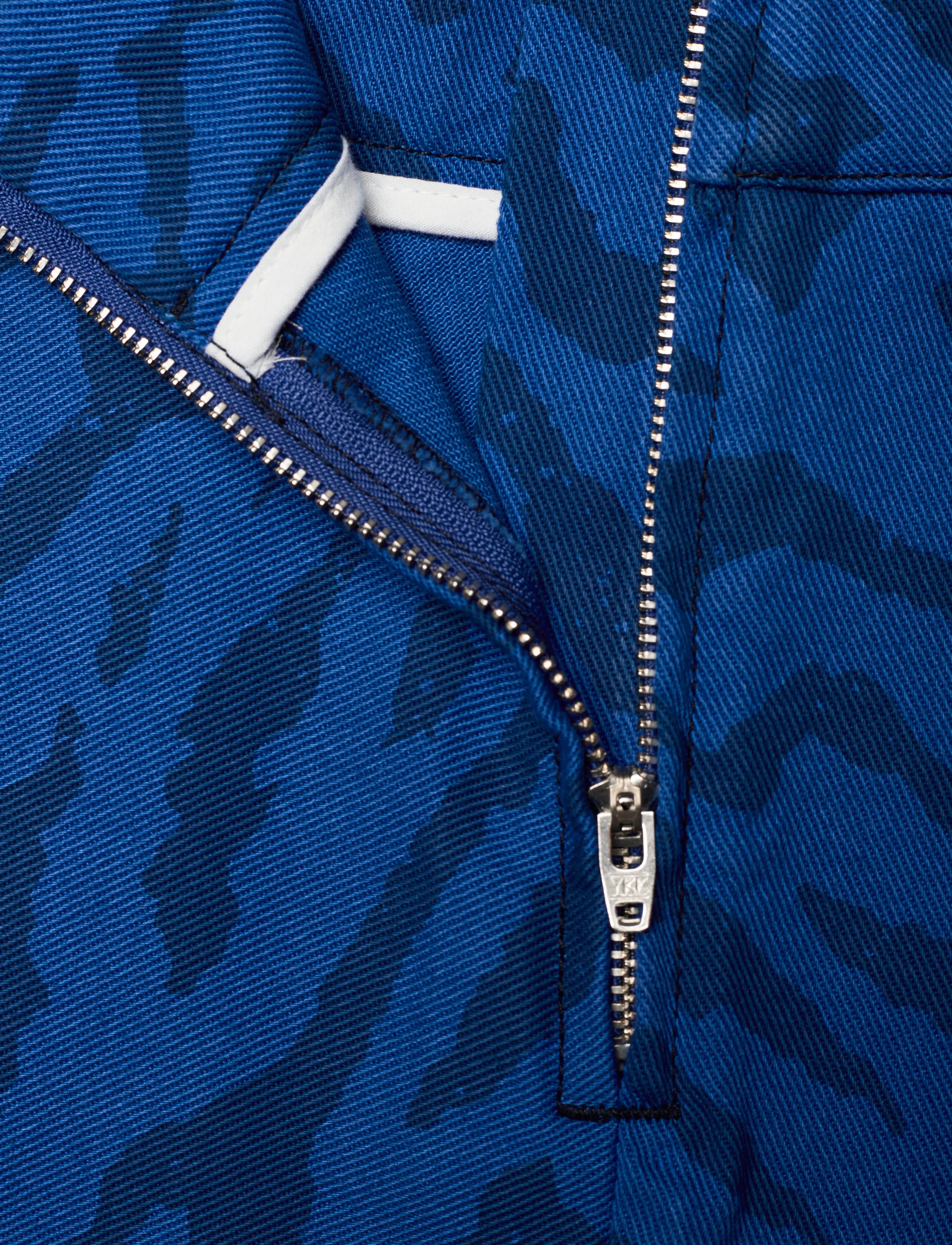 Mads Nørgaard - Sketch Denim Stelly Skirt - denim zebra aop/olympian blue - 3