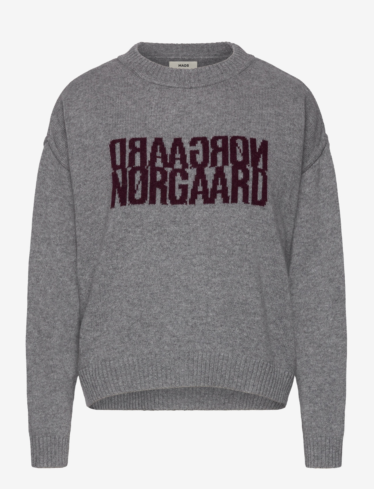 Mads Nørgaard - Recy Soft Knit Tilona Sweater - light grey melange - 0