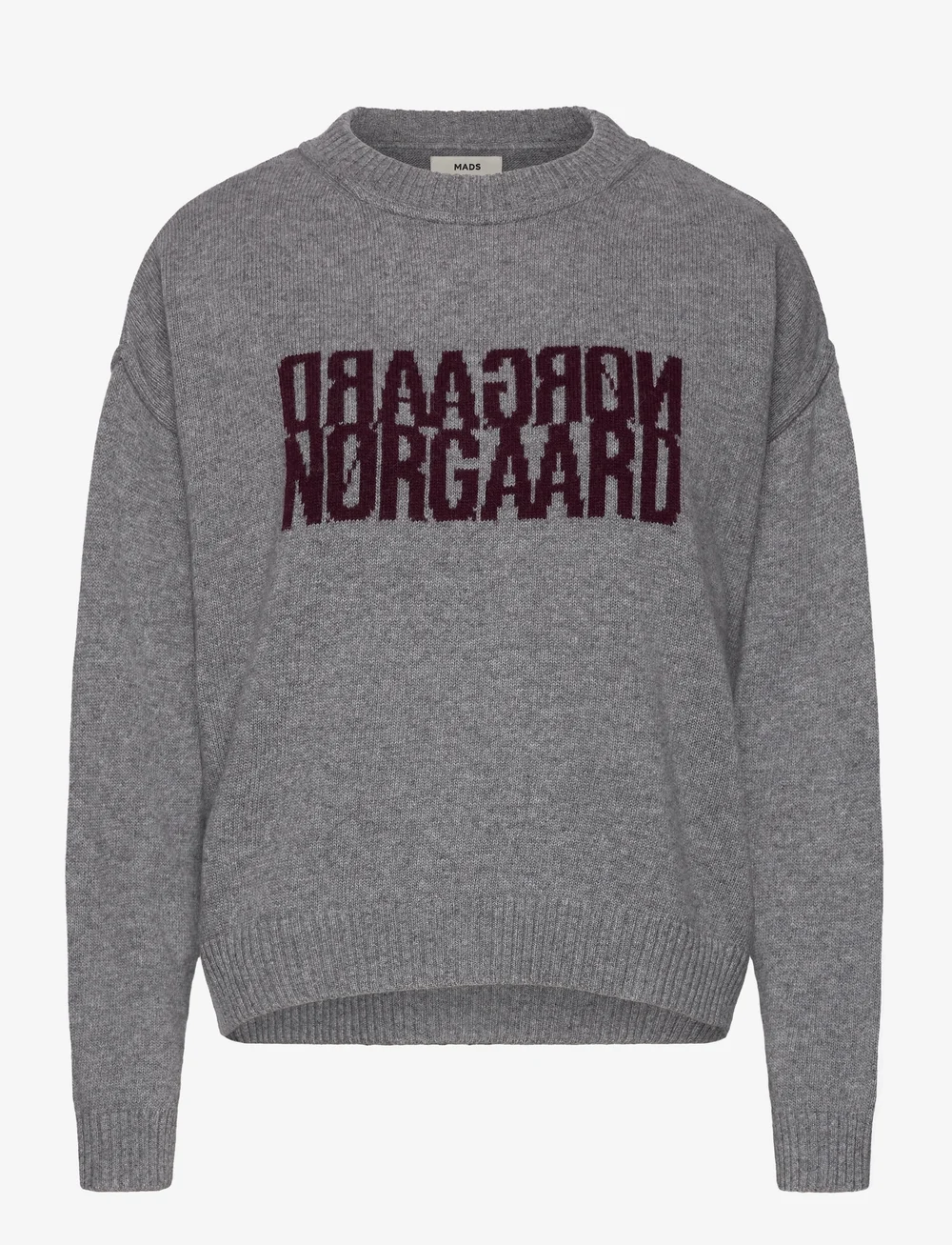 Mads Nørgaard - Recy Soft Knit Tilona Sweater - pullover - light grey melange - 0