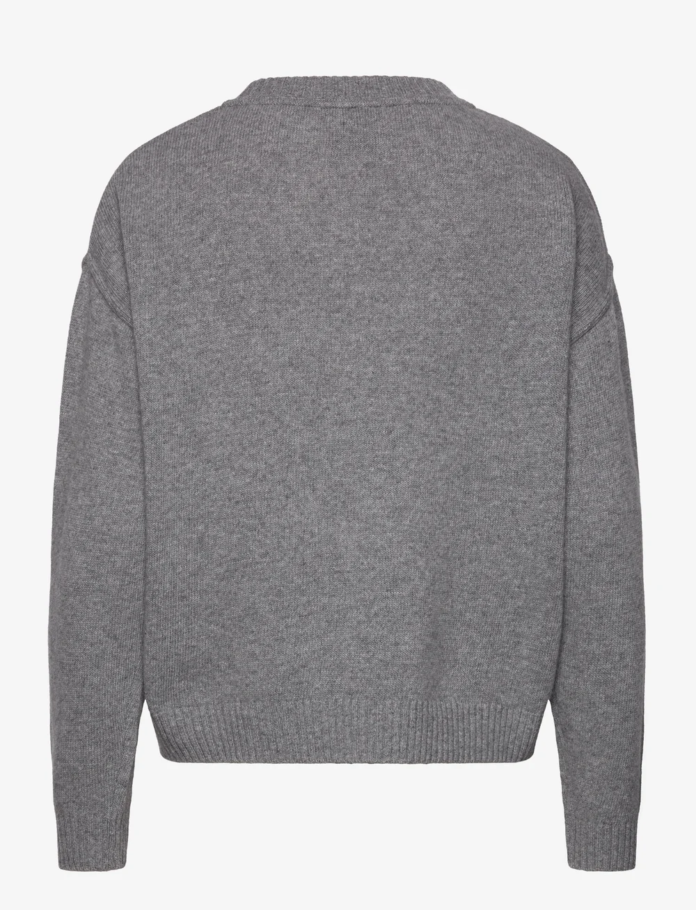 Mads Nørgaard - Recy Soft Knit Tilona Sweater - pullover - light grey melange - 1