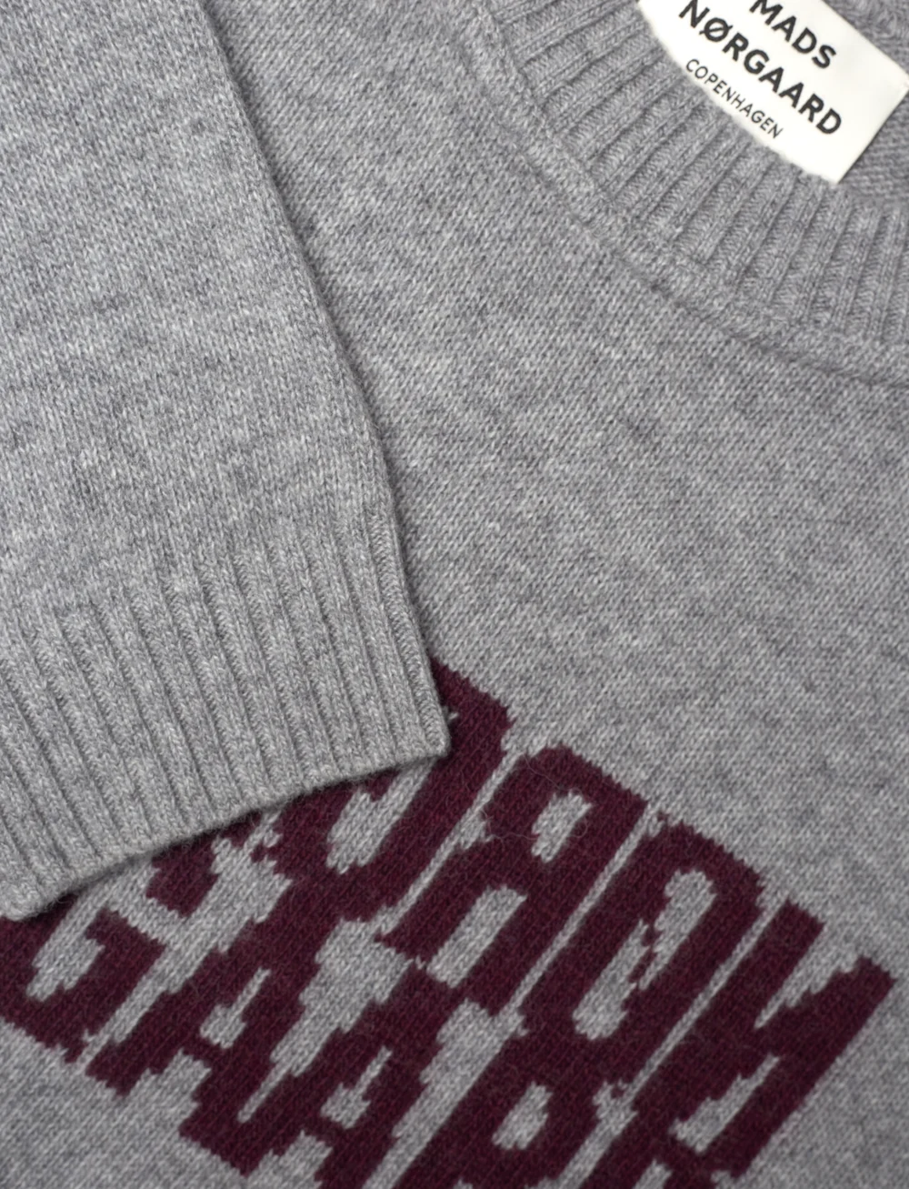 Mads Nørgaard - Recy Soft Knit Tilona Sweater - pullover - light grey melange - 2