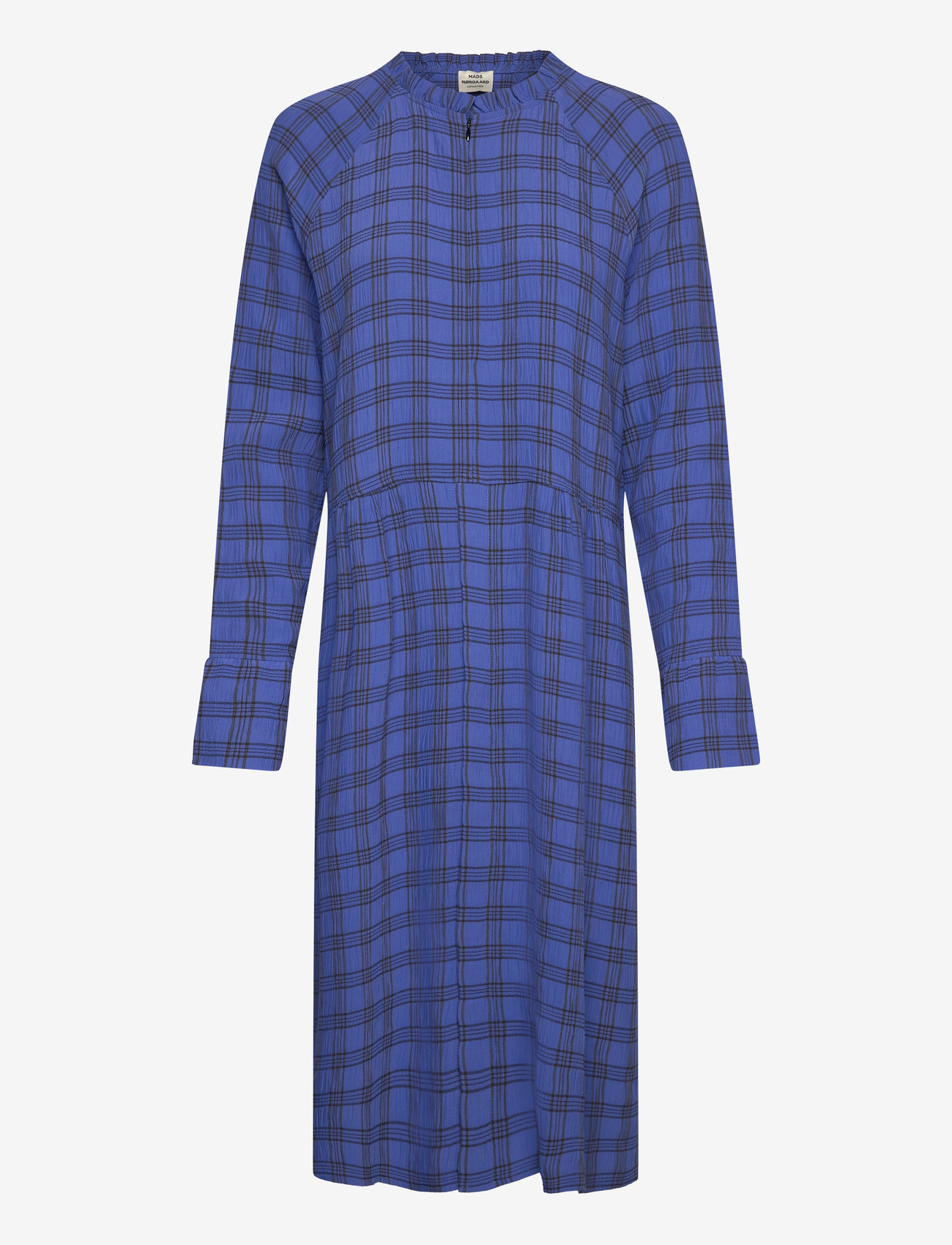 Mads Nørgaard - Check Pop Dupina Dress - amparo blue check - 0