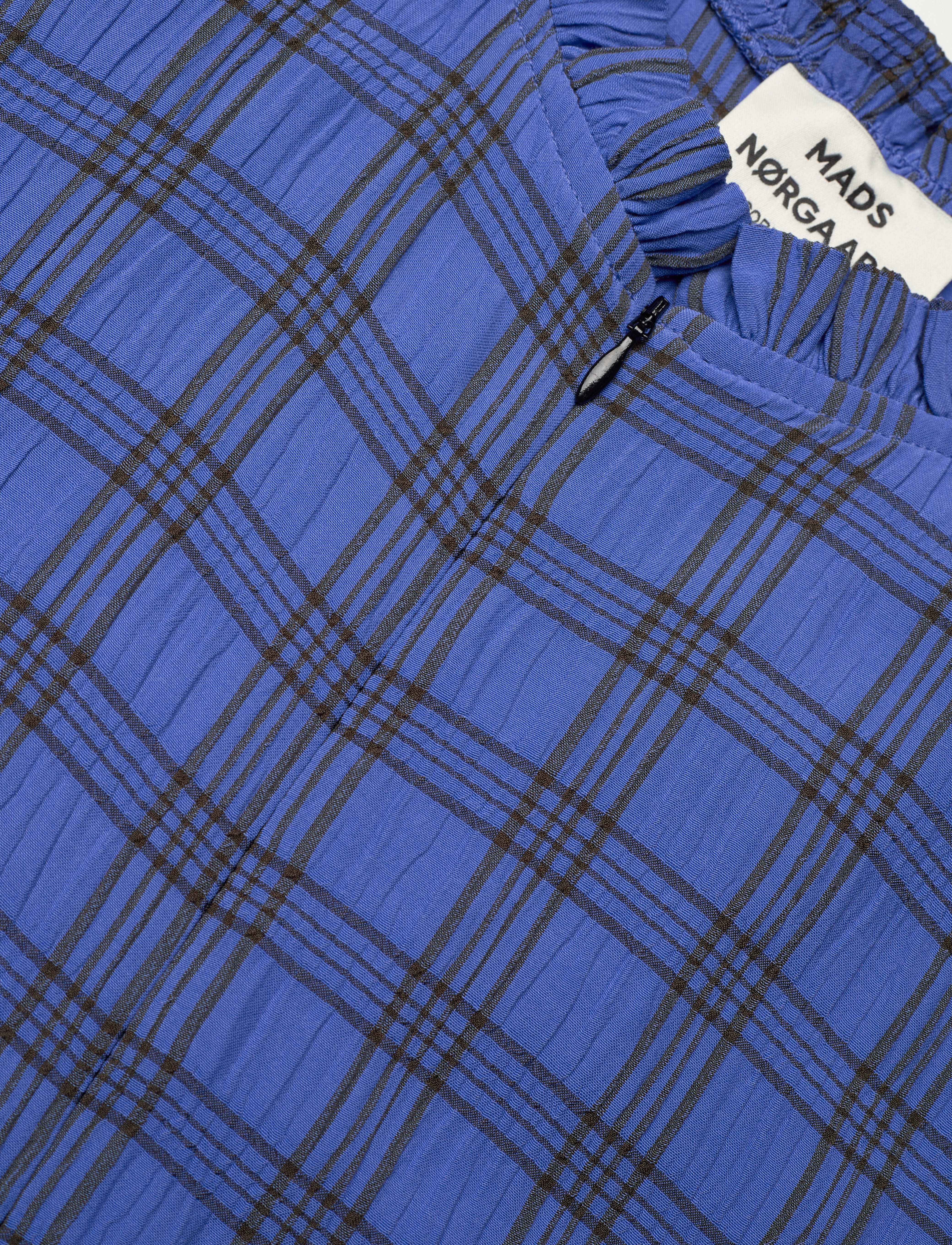 Mads Nørgaard - Check Pop Dupina Dress - amparo blue check - 2