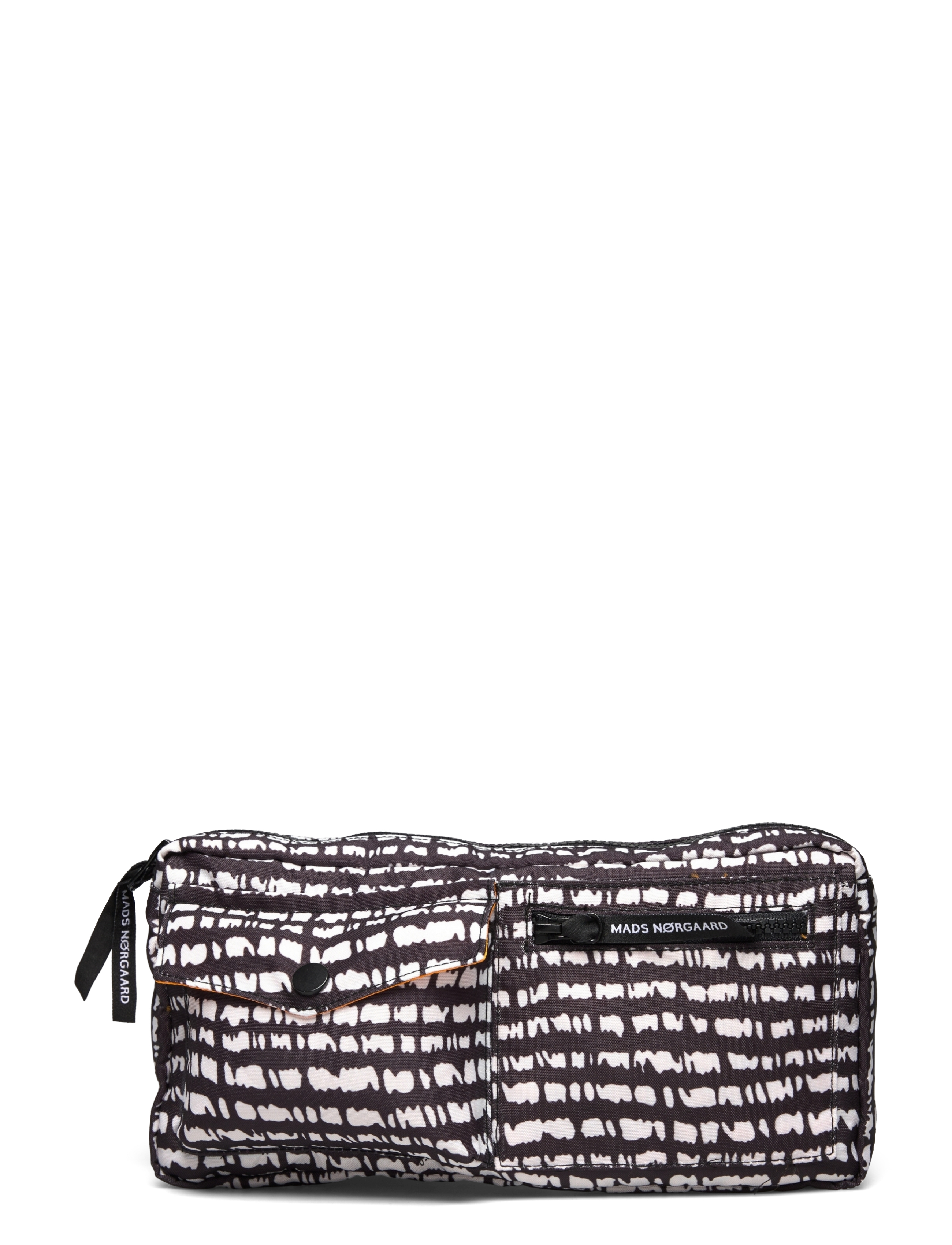 Mads Nørgaard Bel One Art Carni Bag - Tasker - SCRIBBLE BLACK/ARCTIC WOLF AOP / black