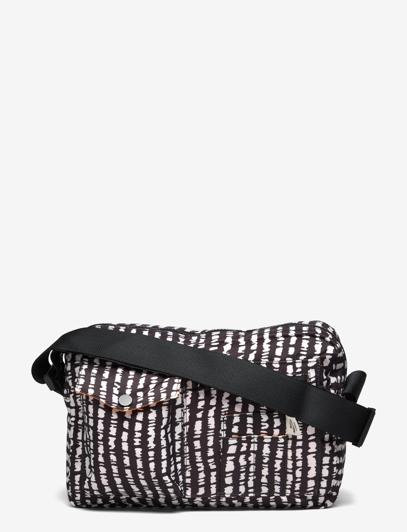 Mads Nørgaard - Bel One Art Cappa Bag - scribble black/arctic wolf aop - 0