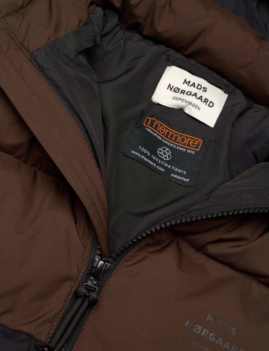 Mads Nørgaard - Recycle Junino Jacket - vinterjackor - black/demitasse - 2