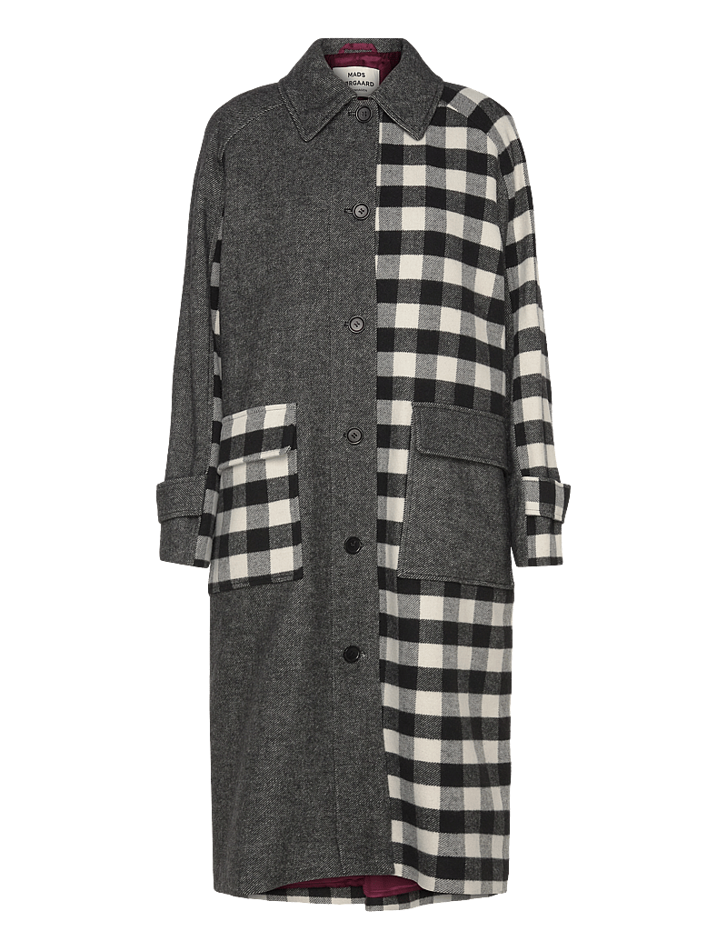 Mads Nørgaard - Bondu Jami Coat - lette frakker - black/arctic wolf - 0