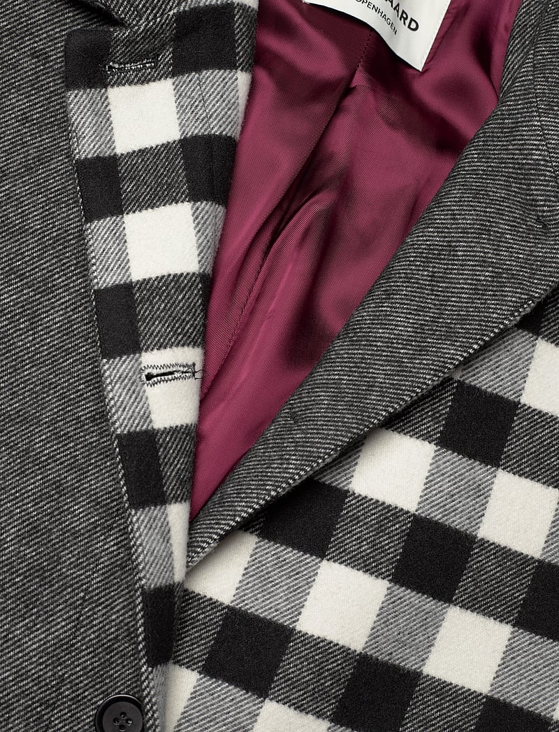 Mads Nørgaard - Bondu Jami Coat - lette frakker - black/arctic wolf - 2