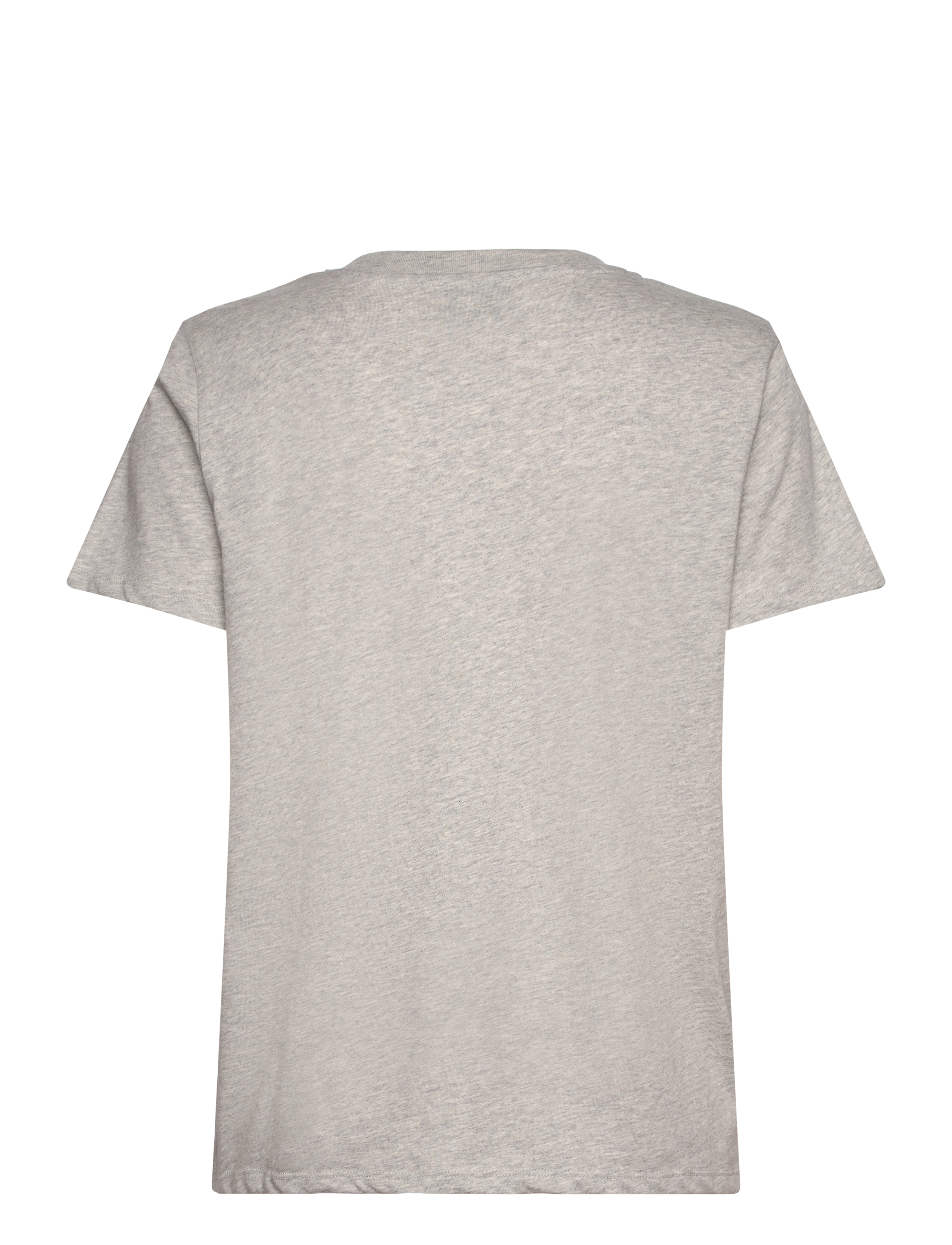 Mads Nørgaard - Single Organic Trenda P Tee - light grey melange - 1