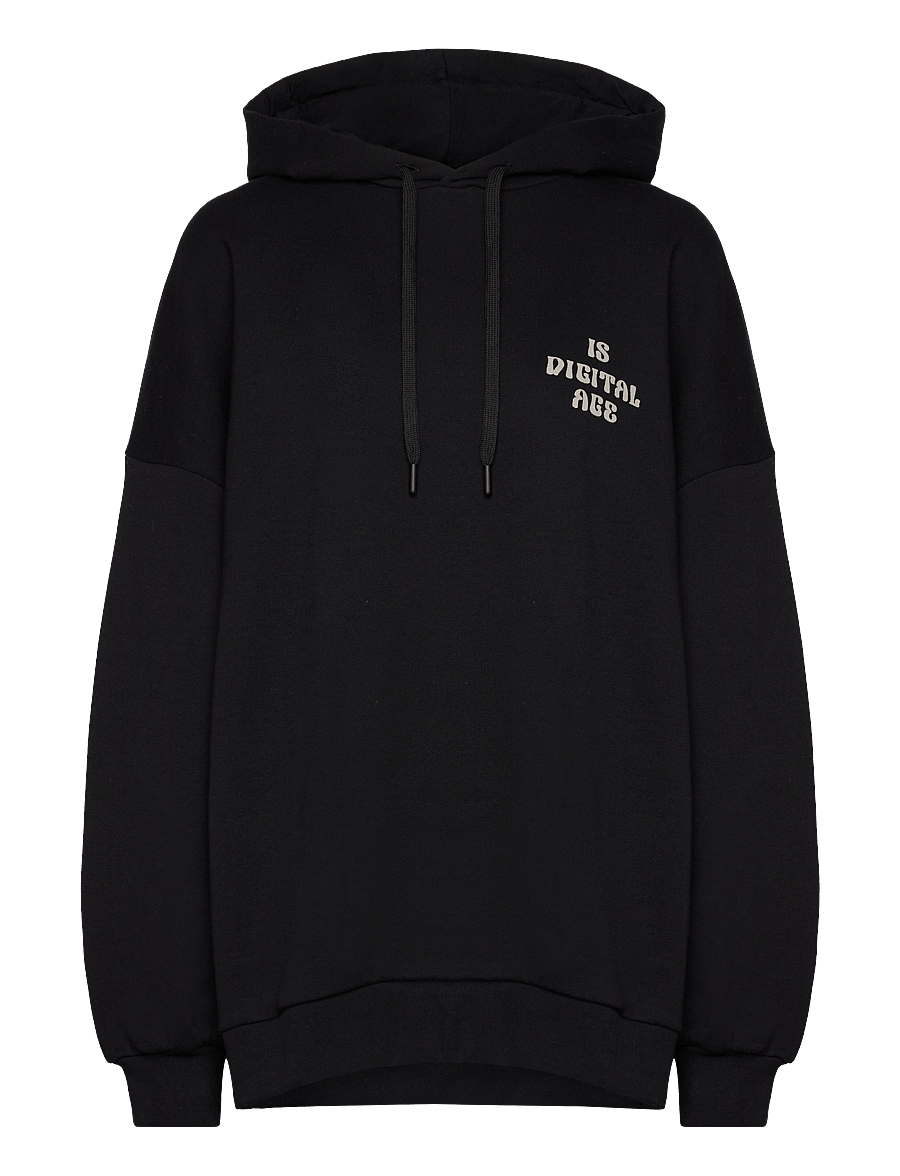 Mads Nørgaard - Organic Sweat Harvey Hoodie - hættetrøjer - black - 1