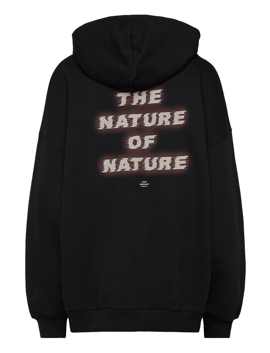 Mads Nørgaard - Organic Sweat Harvey Hoodie - hættetrøjer - black - 2