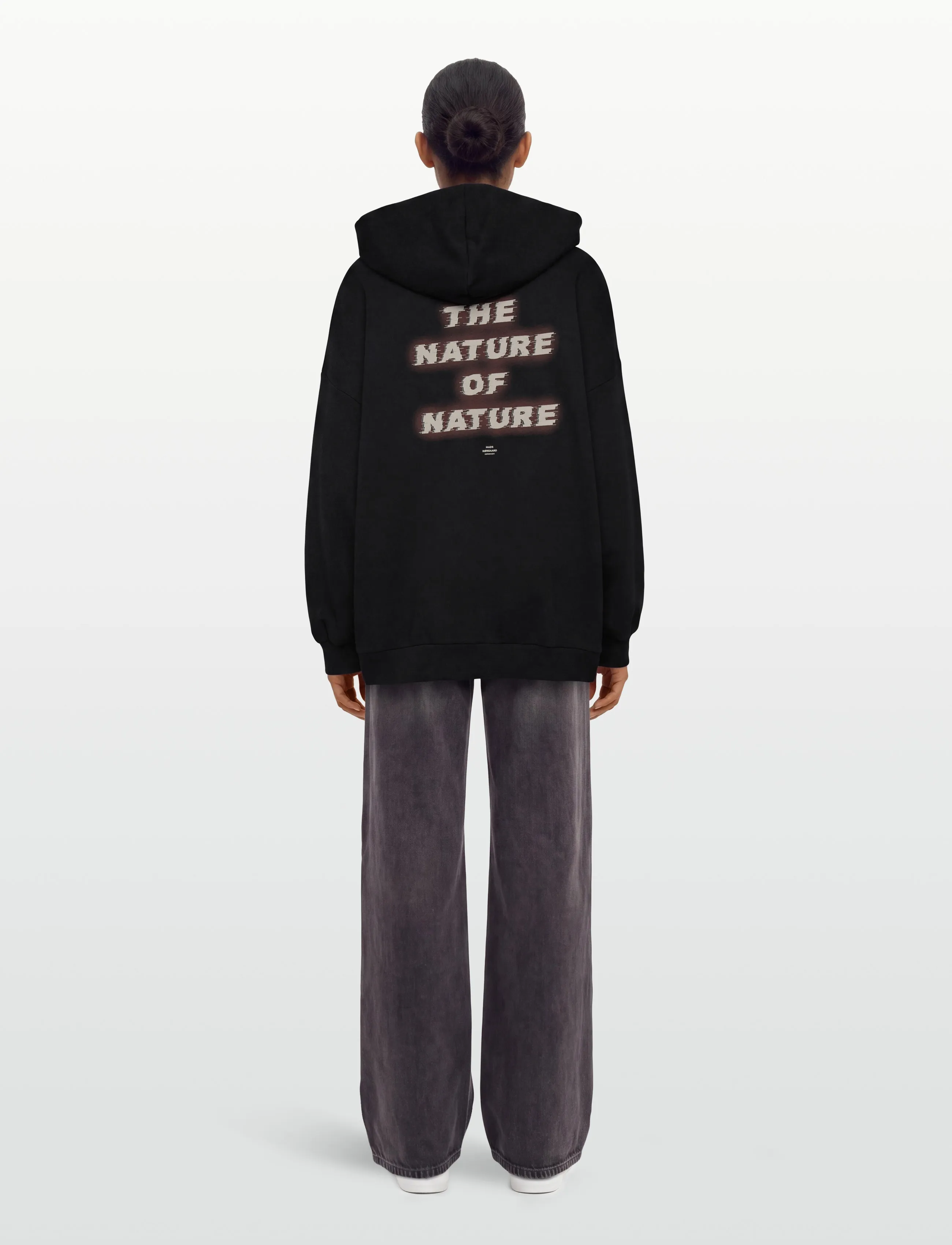 Mads Nørgaard - Organic Sweat Harvey Hoodie - sweatshirts & hoodies - black - 4