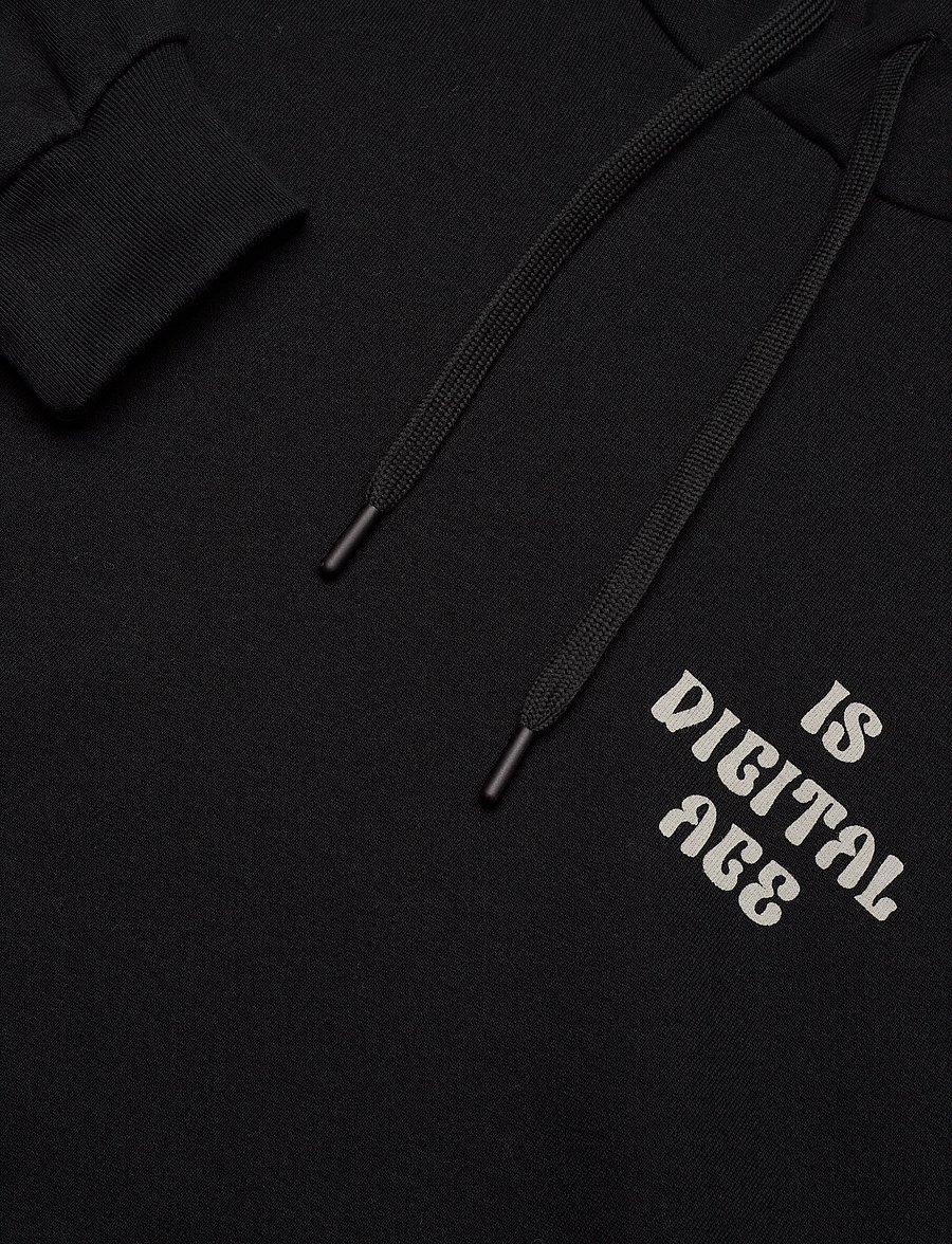 Mads Nørgaard - Organic Sweat Harvey Hoodie - hættetrøjer - black - 5