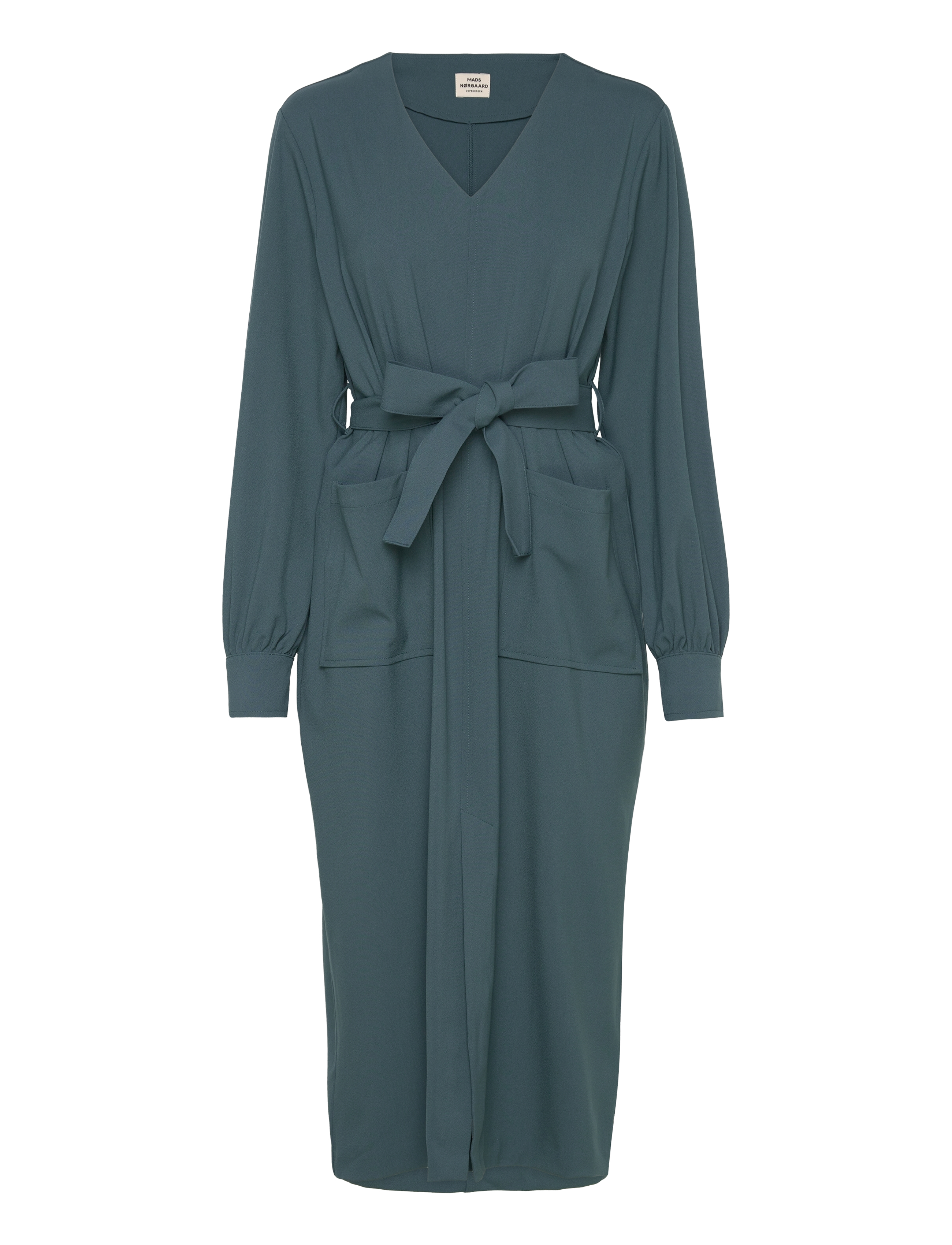 MADS NØRGAARD Recycled Sportina Gweneth Kleid Blau - 36 - Damen
